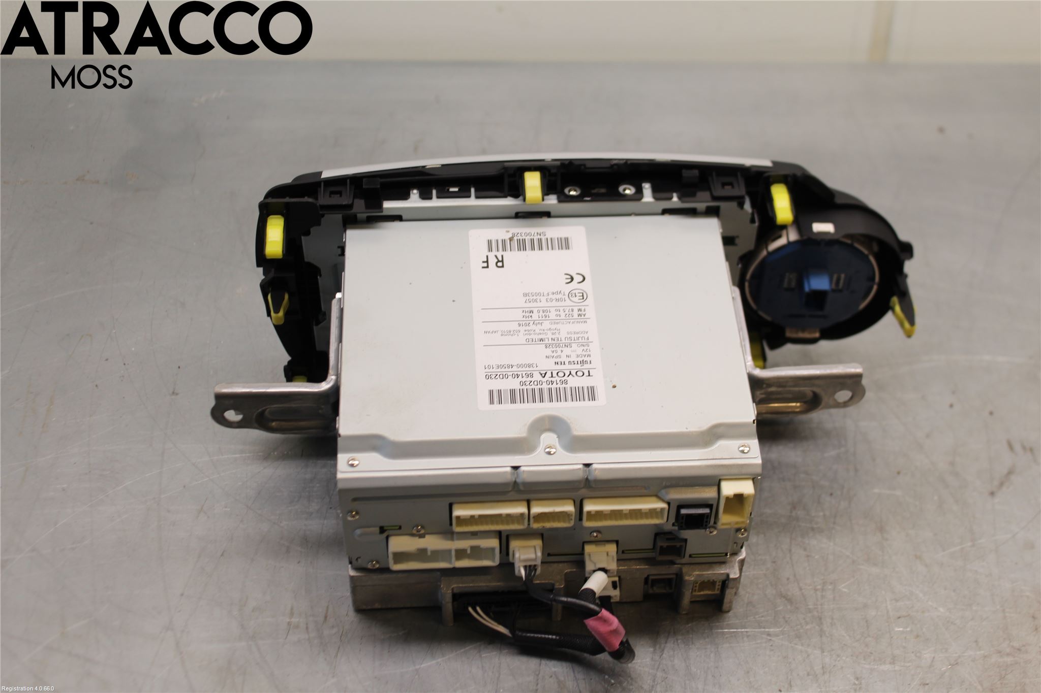 Toyota YARIS XP130 15-20 Stereo Radio