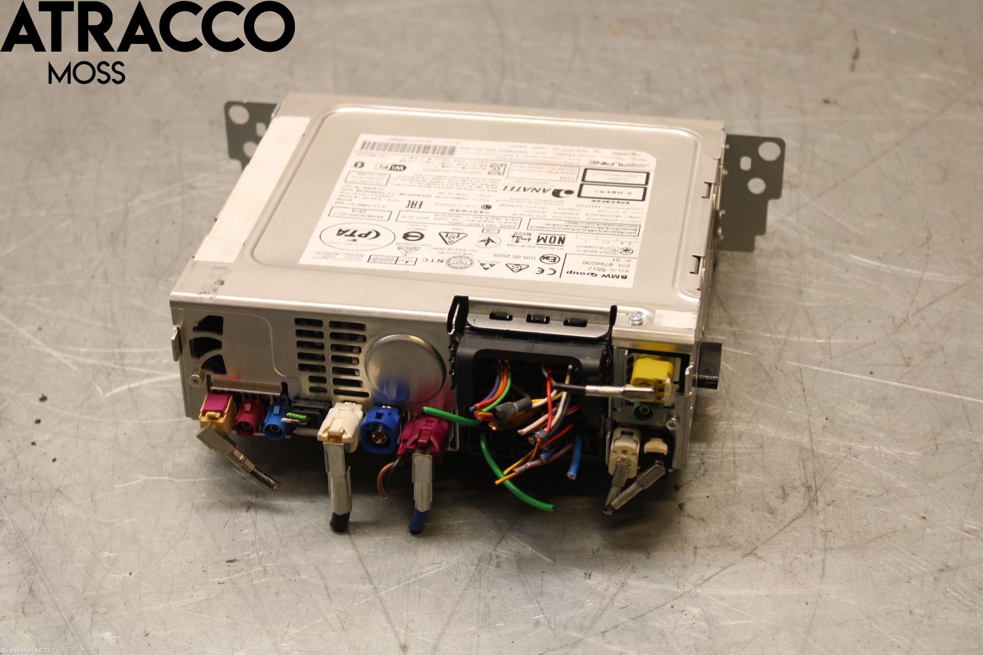 BMW 3 F30/F31/F80 12-19 Stereo Radio Med Cd