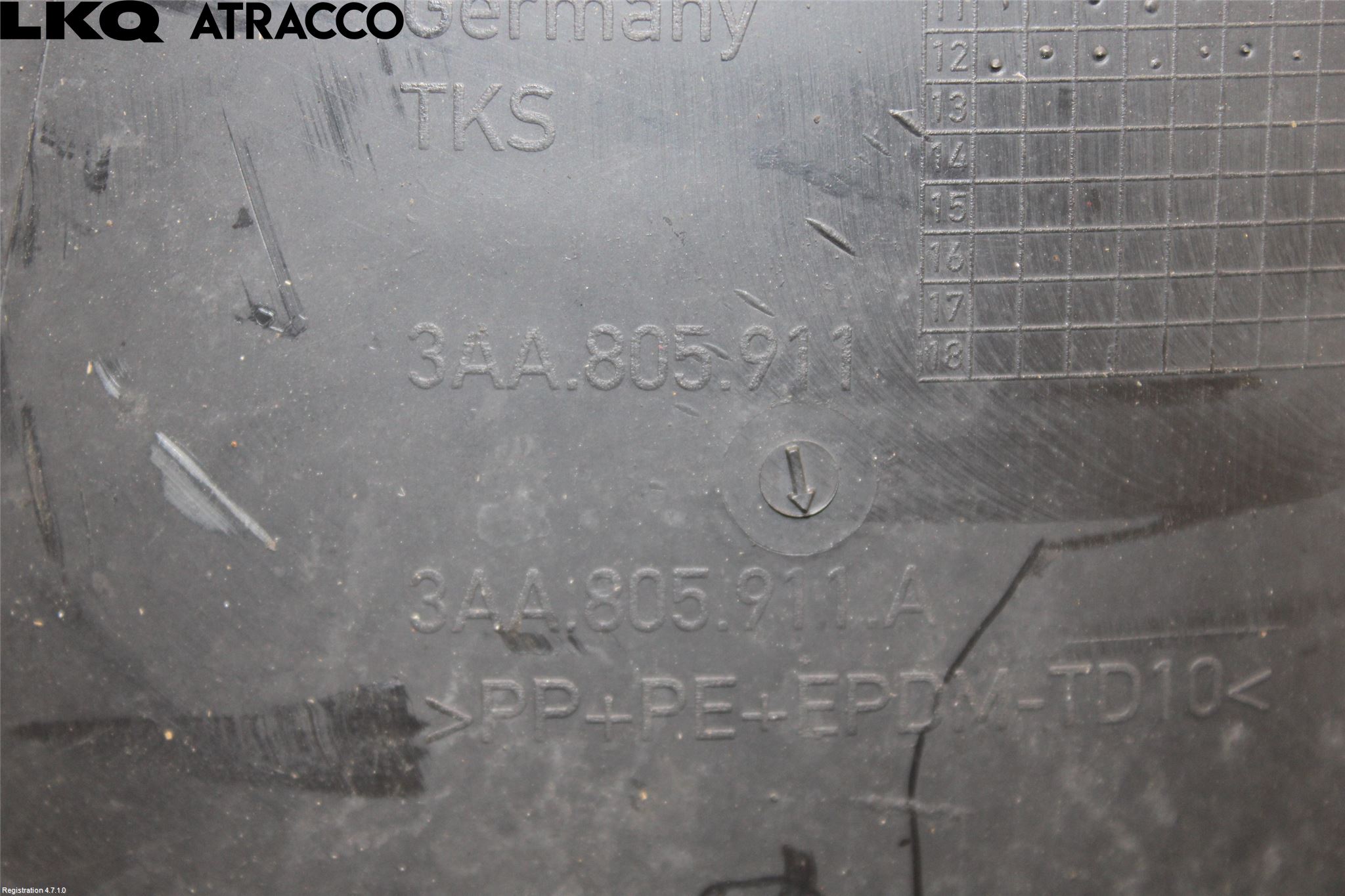 Volkswagen VW PASSAT 11-14 Skjerm Indre