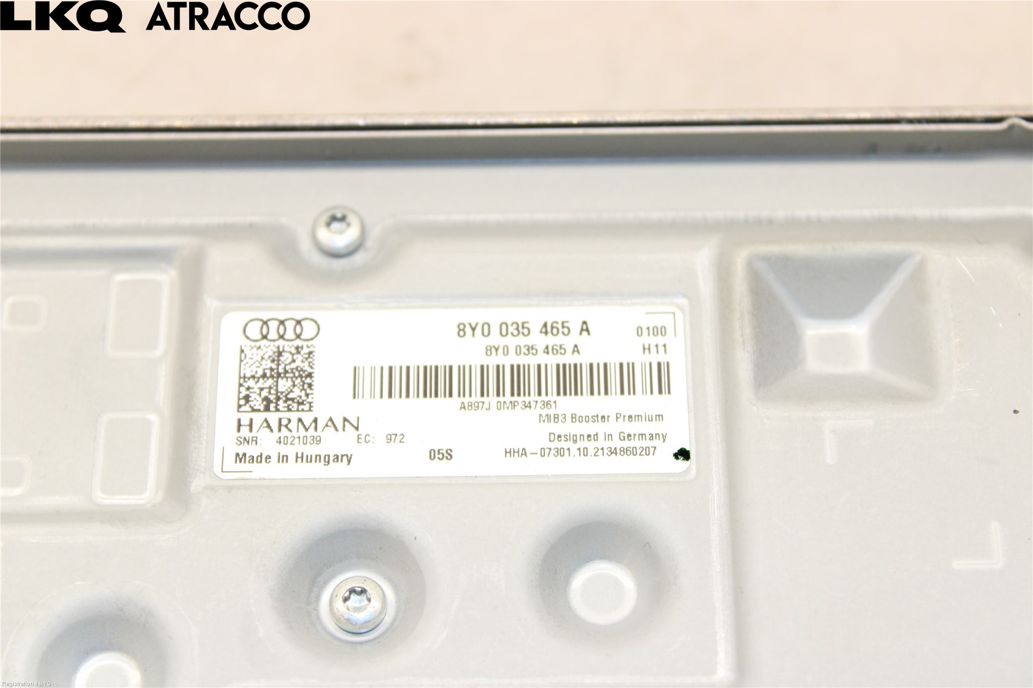 Audi Q4 E-TRON FZ 22- Stereo Forsterker