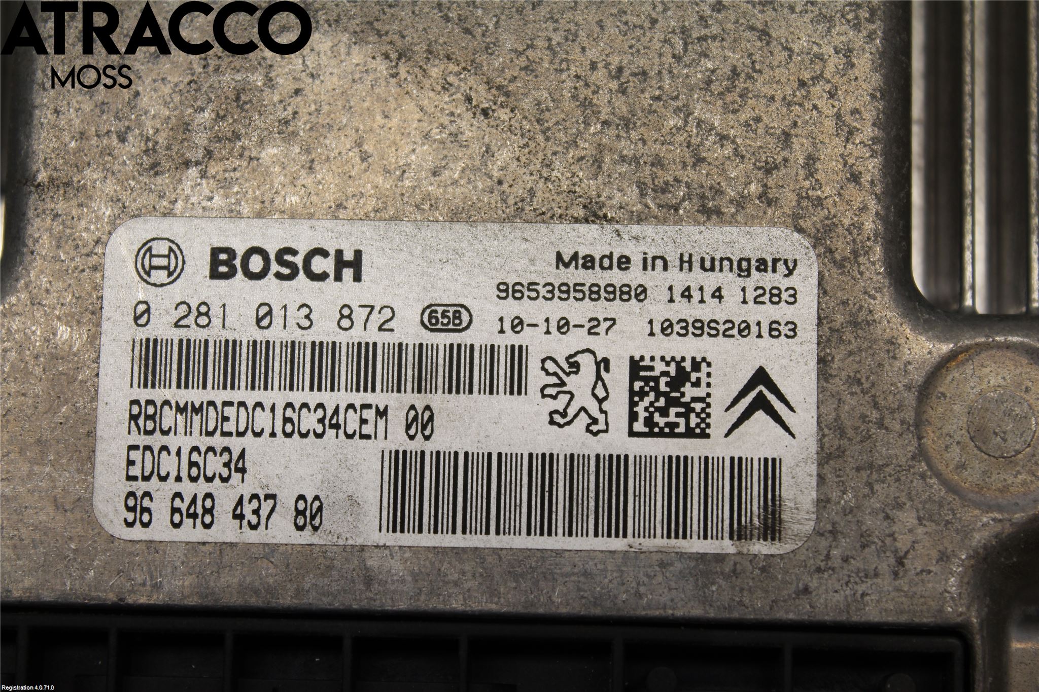 Peugeot PARTNER 08-15 Styreenhet Innsprøytning