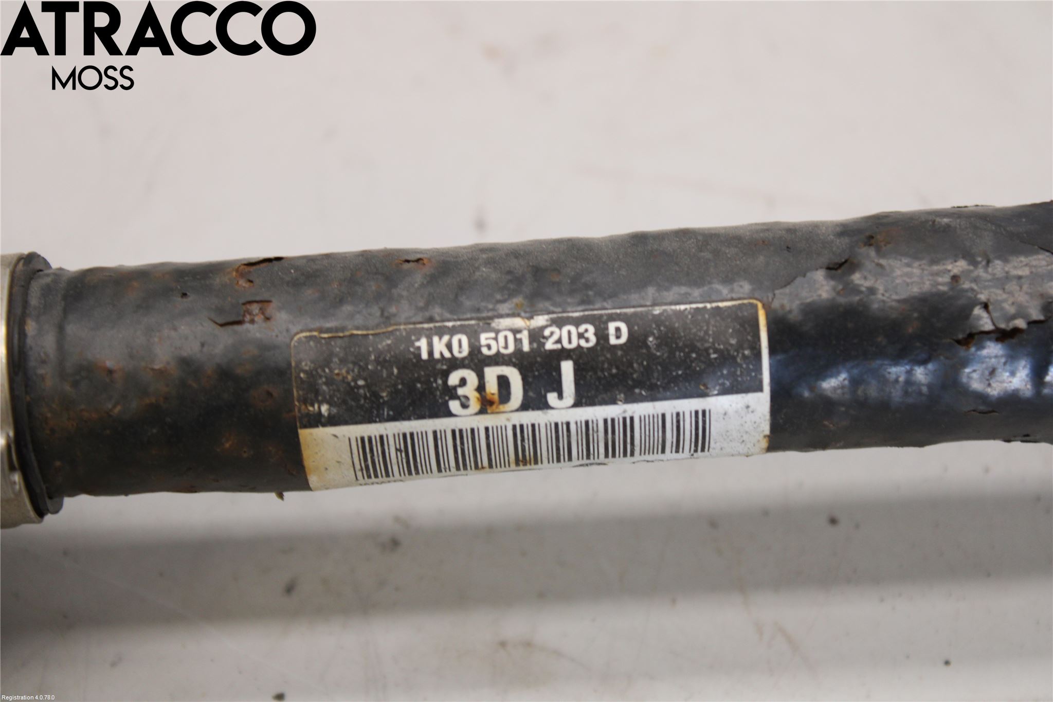 Volkswagen VW TIGUAN 07-16 Drivaksel Bak Kompl Venstre