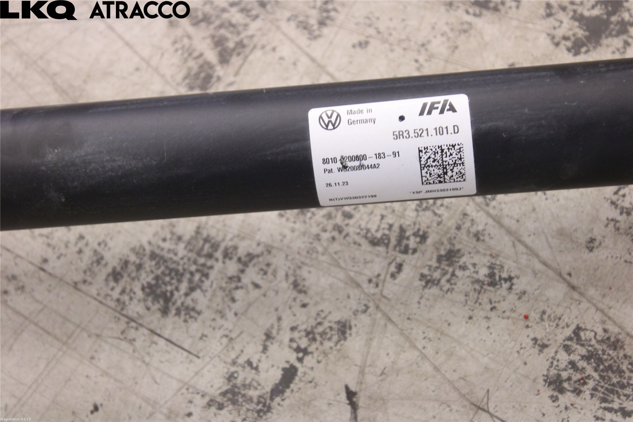 Volkswagen VW CADDY 21- Mellomaksel Kompl