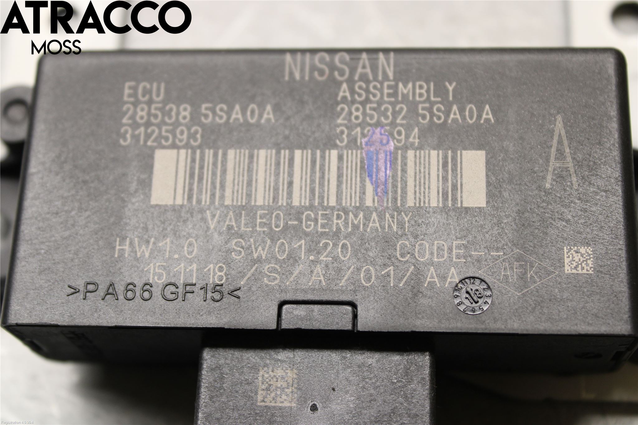 Nissan LEAF 18- Styreenhet Øvrig