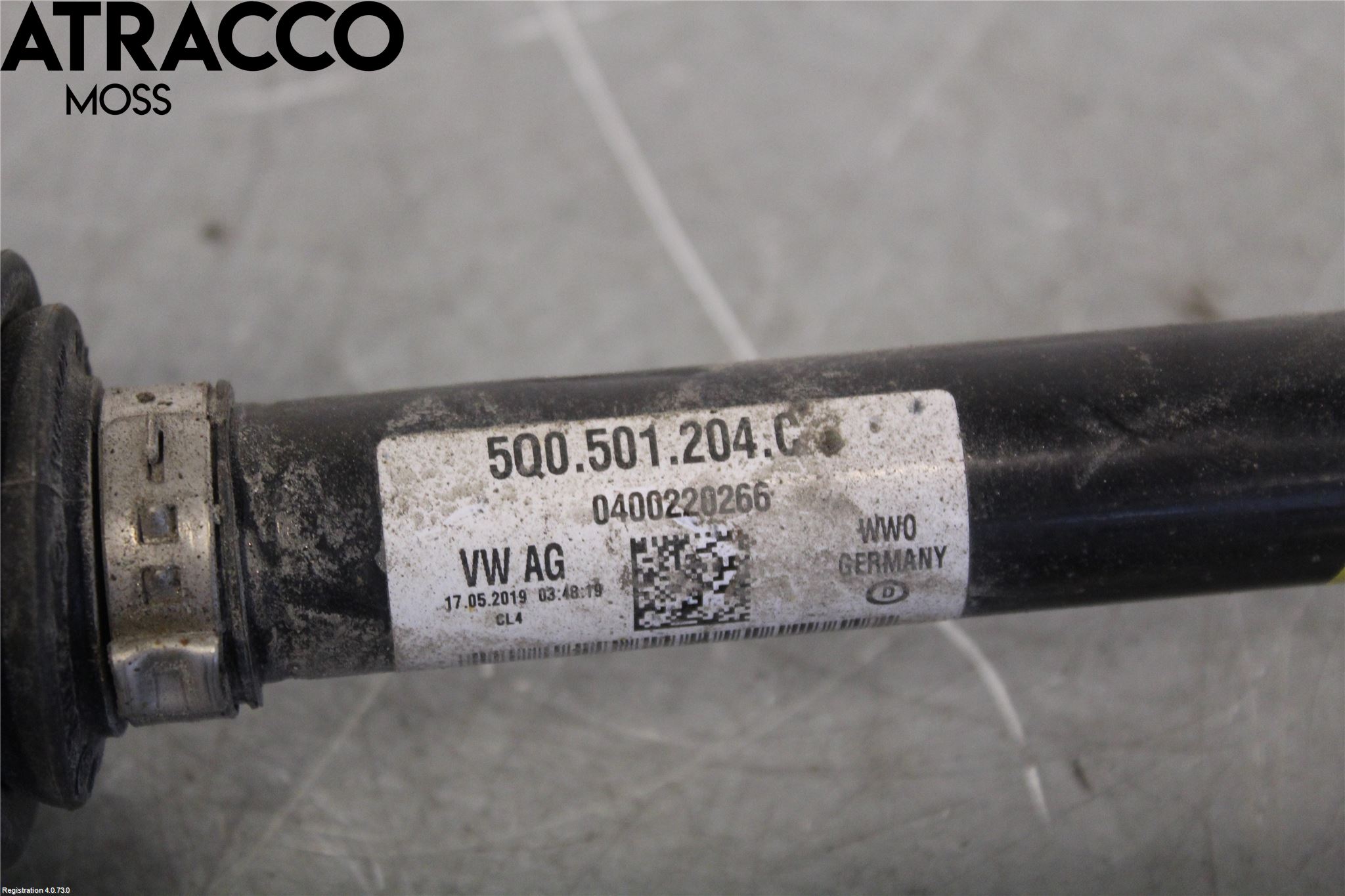 Skoda OCTAVIA (5E) 13-20 Drivaksel Bak Kompl Høyre