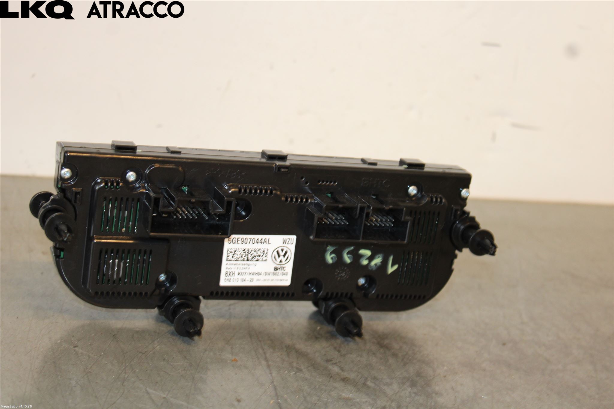 Volkswagen VW PASSAT 15-19 Varme Ac Betjening-Display