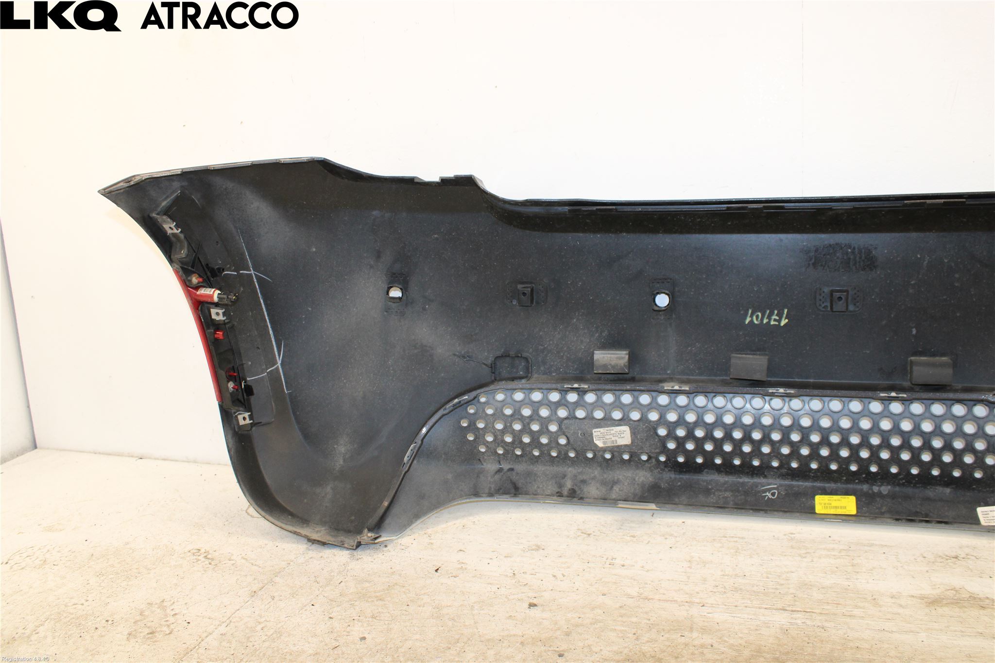 Fiat 500 07- Støtfanger Bak