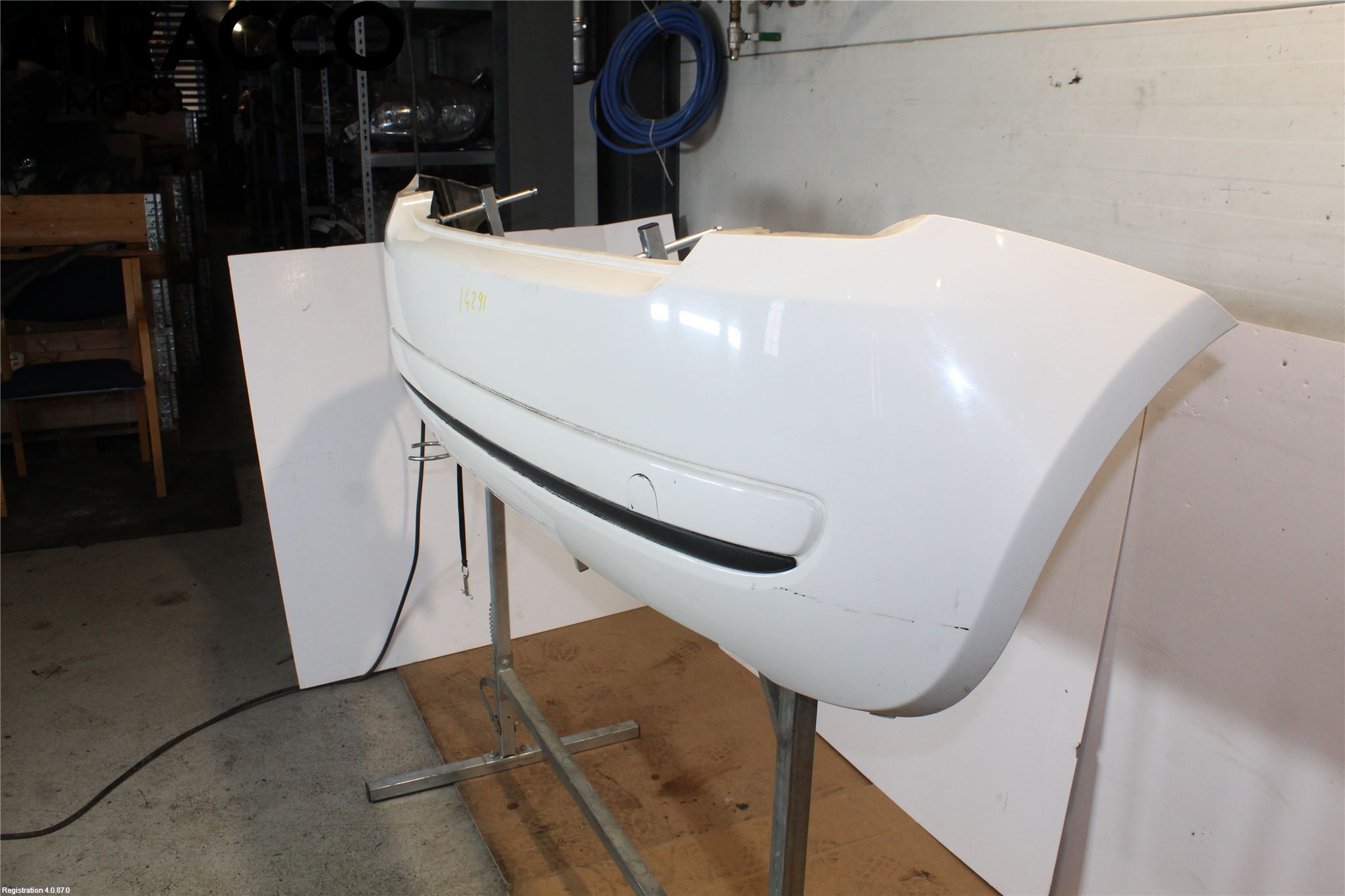 Fiat 500 07- Støtfanger Bak Overtrekk