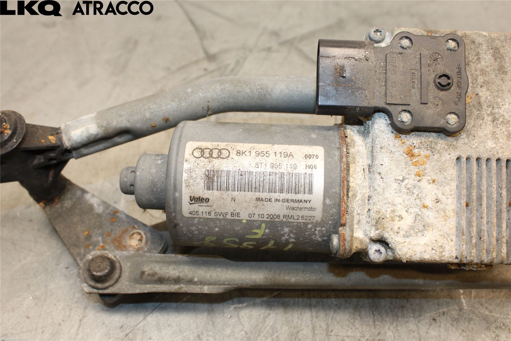 Audi A4/S4 08-11 Viskermotor Frontrute