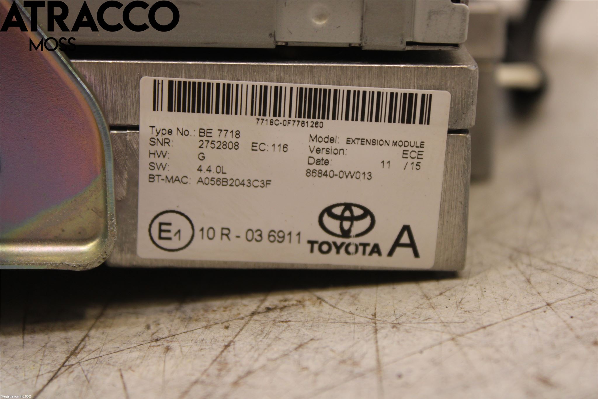 Toyota AURIS 13-19 Stereo Radio Med Cd