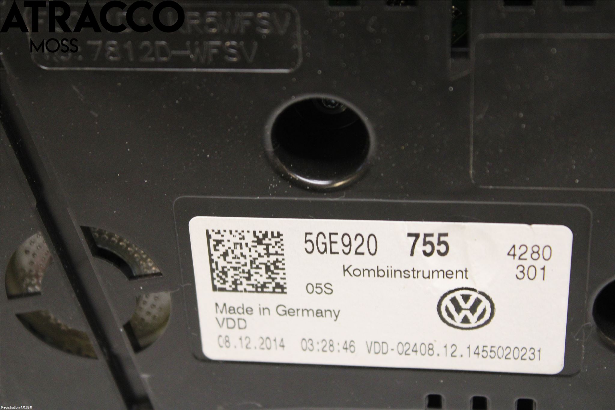 Volkswagen VW GOLF / E-GOLF VII 13-20 Instr Kombinert