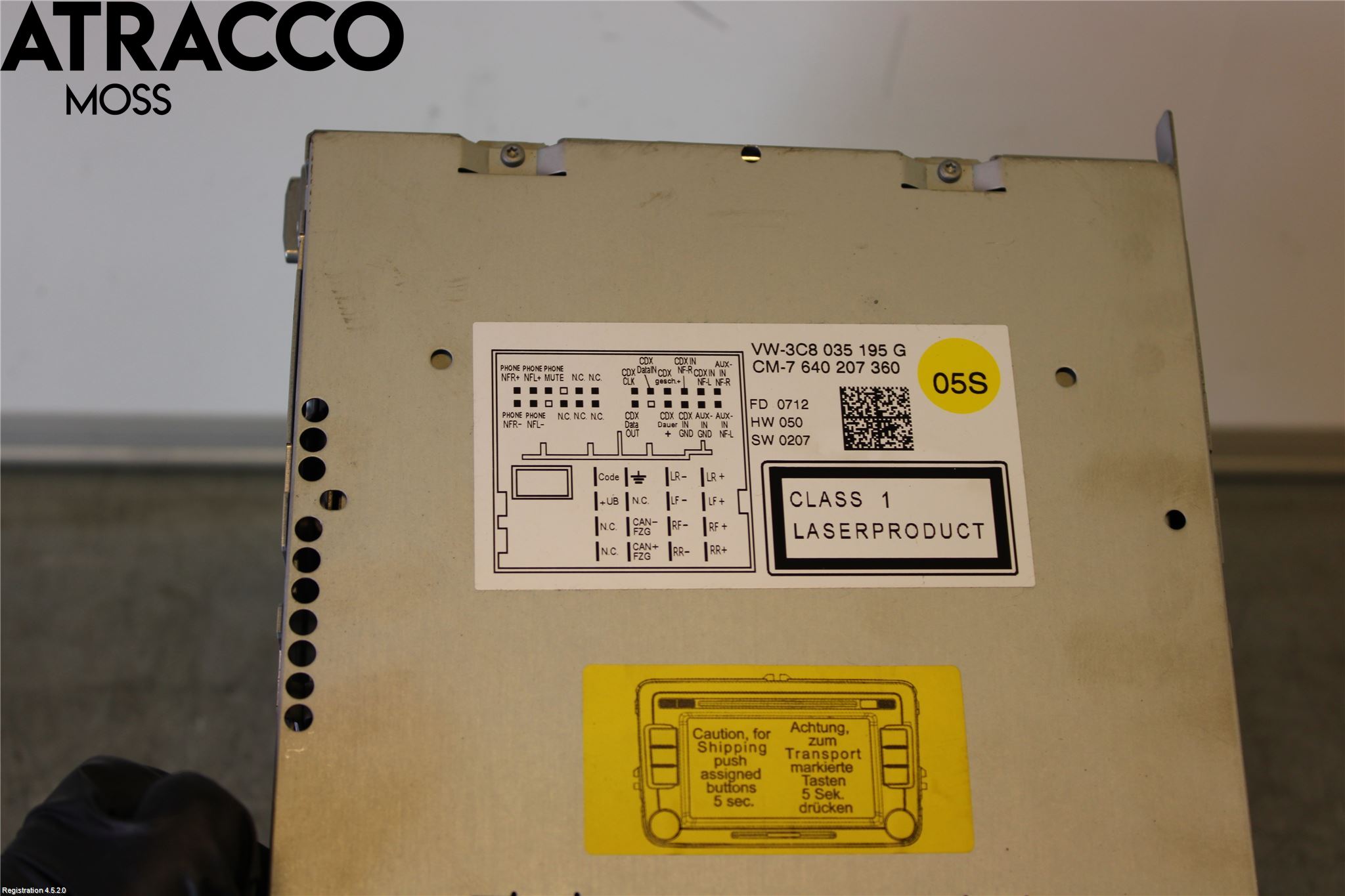 Volkswagen VW TIGUAN 07-16 Stereo Radio Med Cd