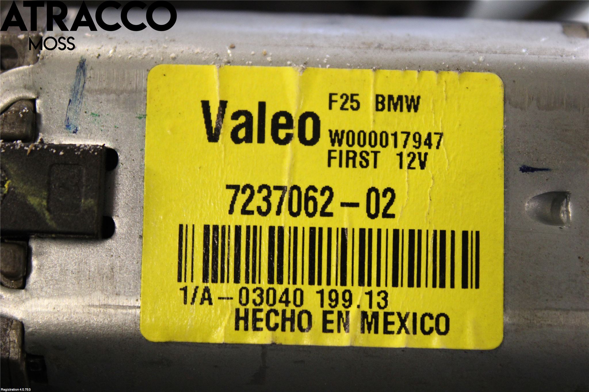 BMW X3 F25 10-17 Viskermotor Bakluke