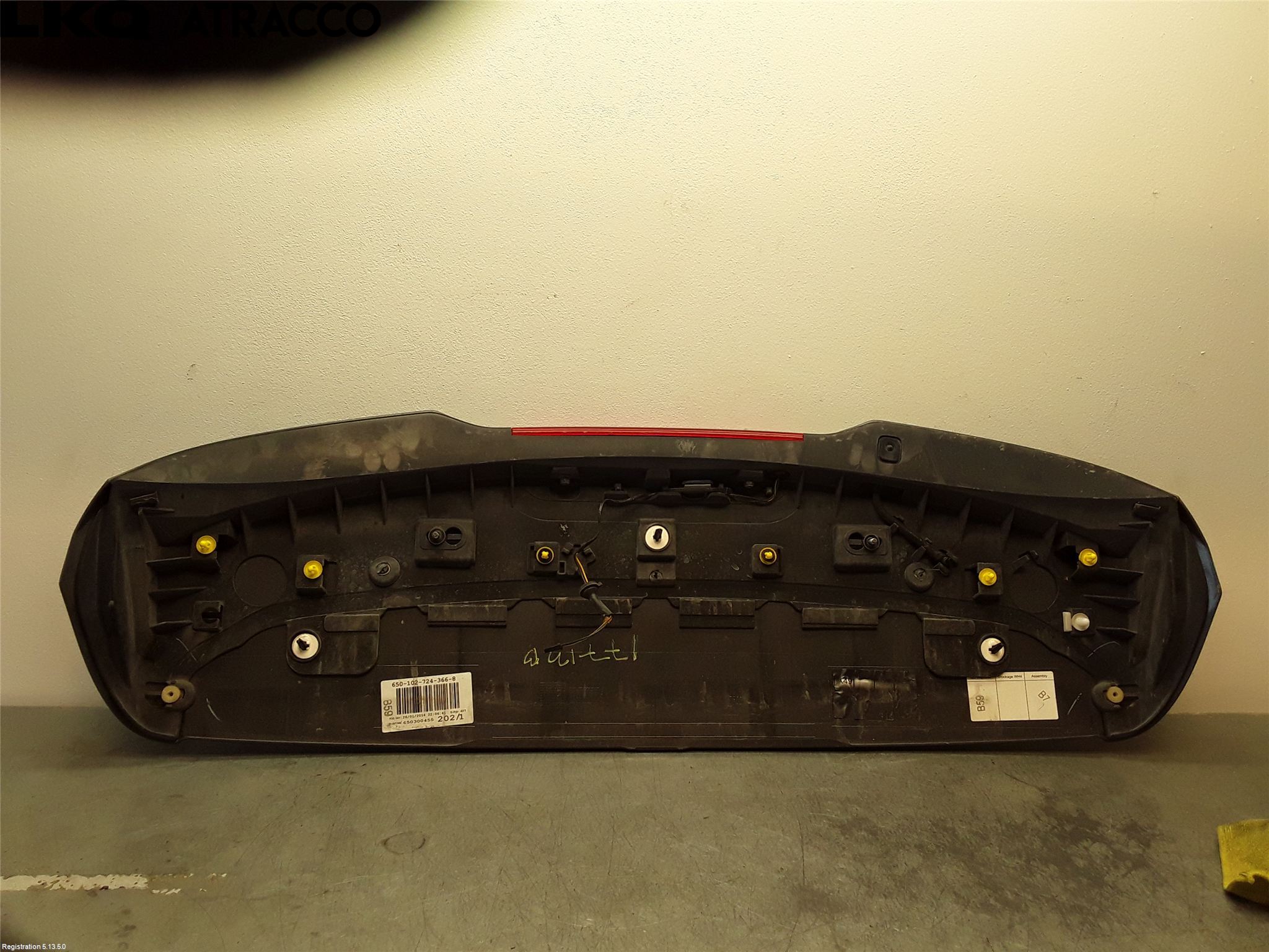 Volvo V40 12-19 Spoiler Bakluke