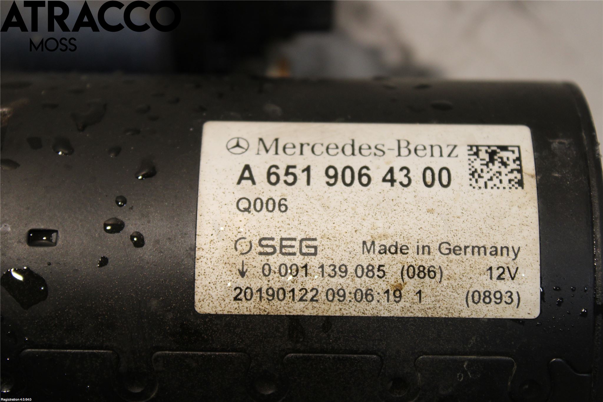 Mercedes-Benz MB VITO/V-KLASS (W640,W447,W448) 14- Startmotor Diesel
