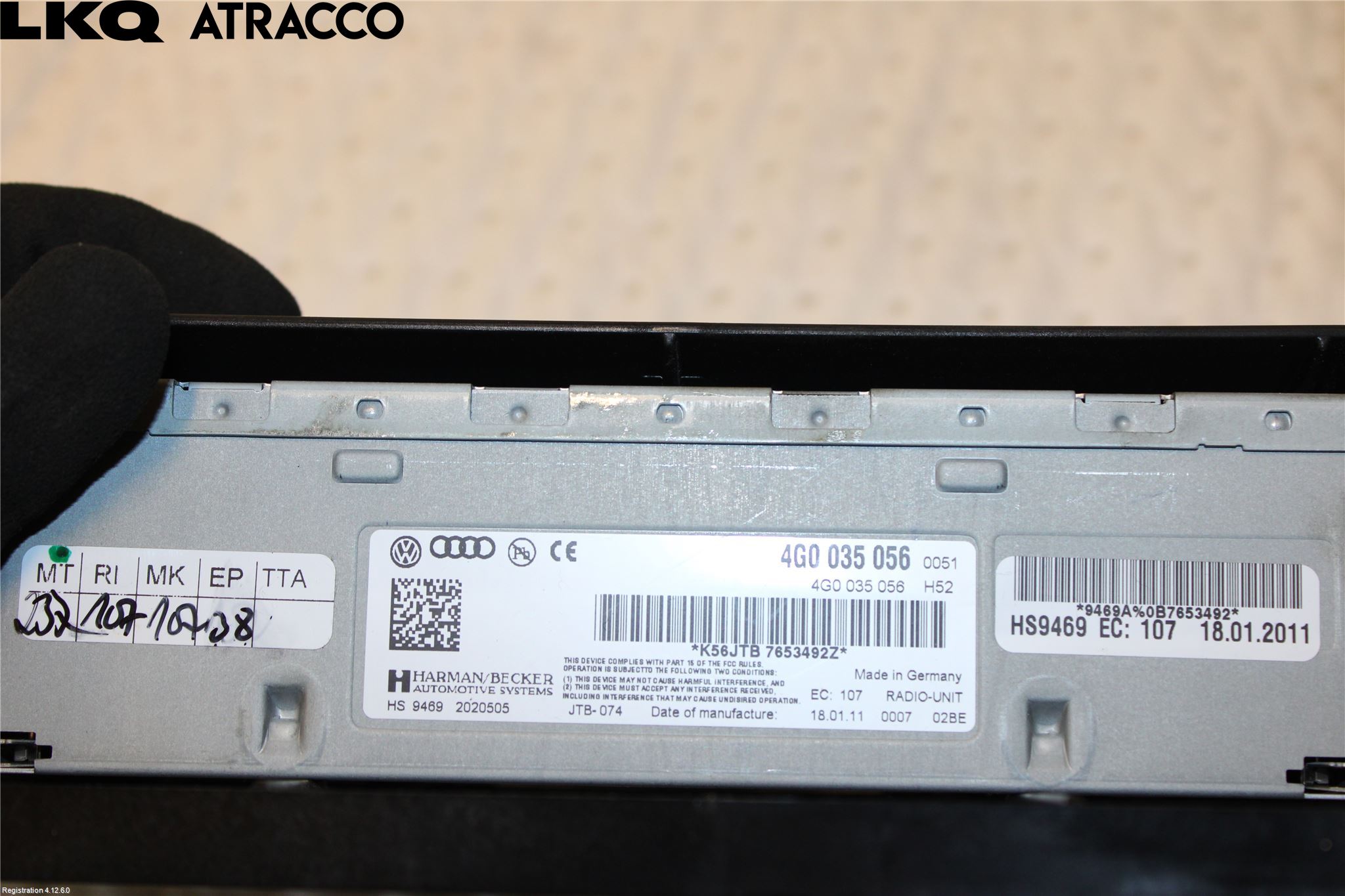 Audi A6/S6     05-11 Stereo Radio