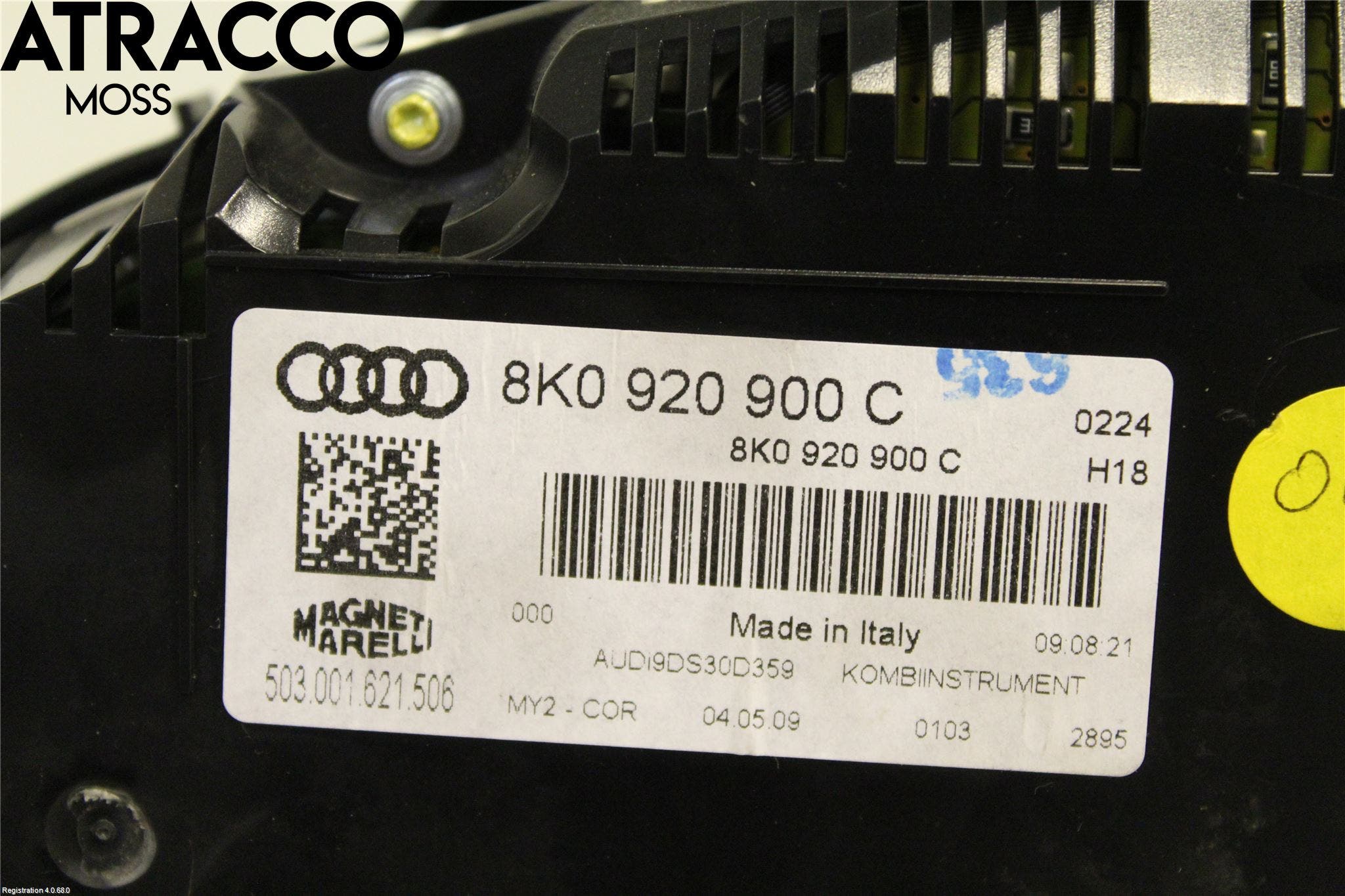 Audi A4/S4 08-11 Instr Kombinert
