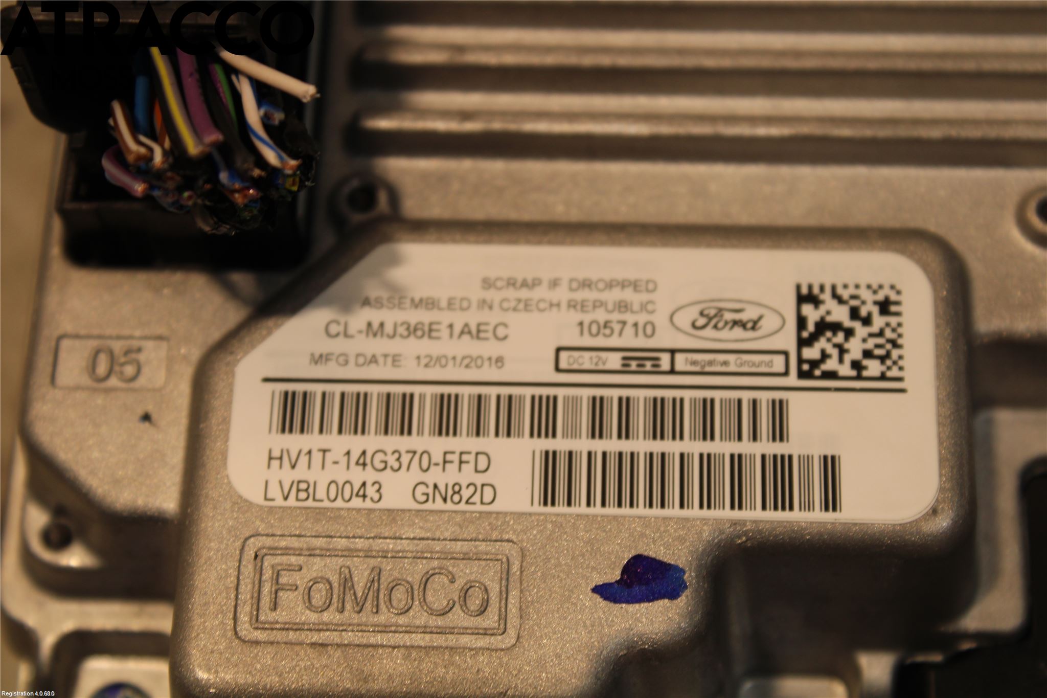 Ford TRANSIT/TOURNEO CONNECT 13-22 Multifunktionsdisplay