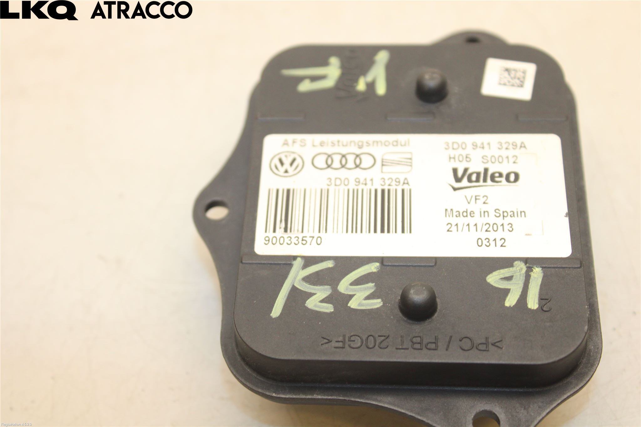 Volkswagen VW GOLF / E-GOLF VII 13-20 Styreenhet Xenon