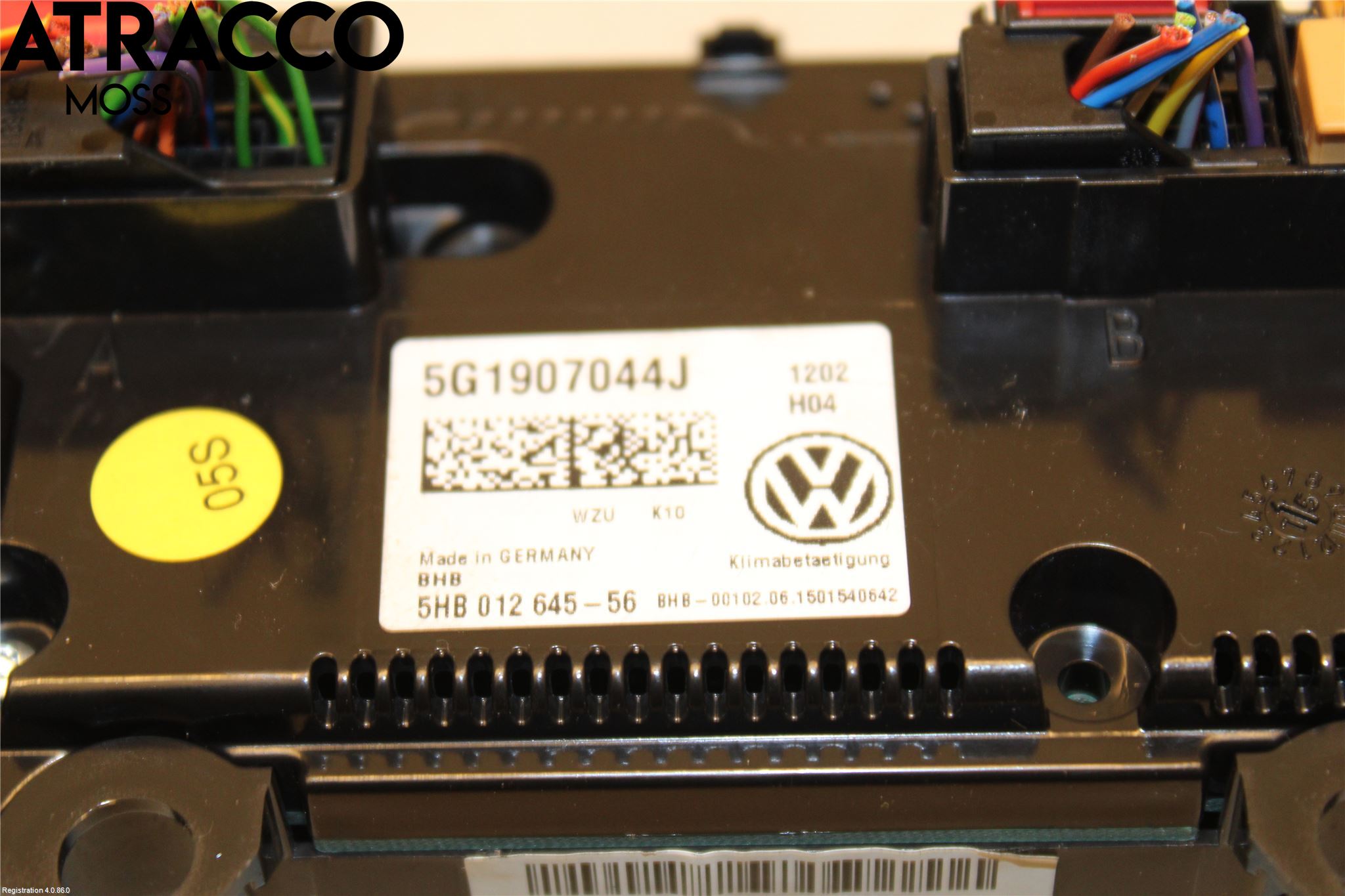 Volkswagen VW PASSAT 15-19 Varme Ac Betjening-Display