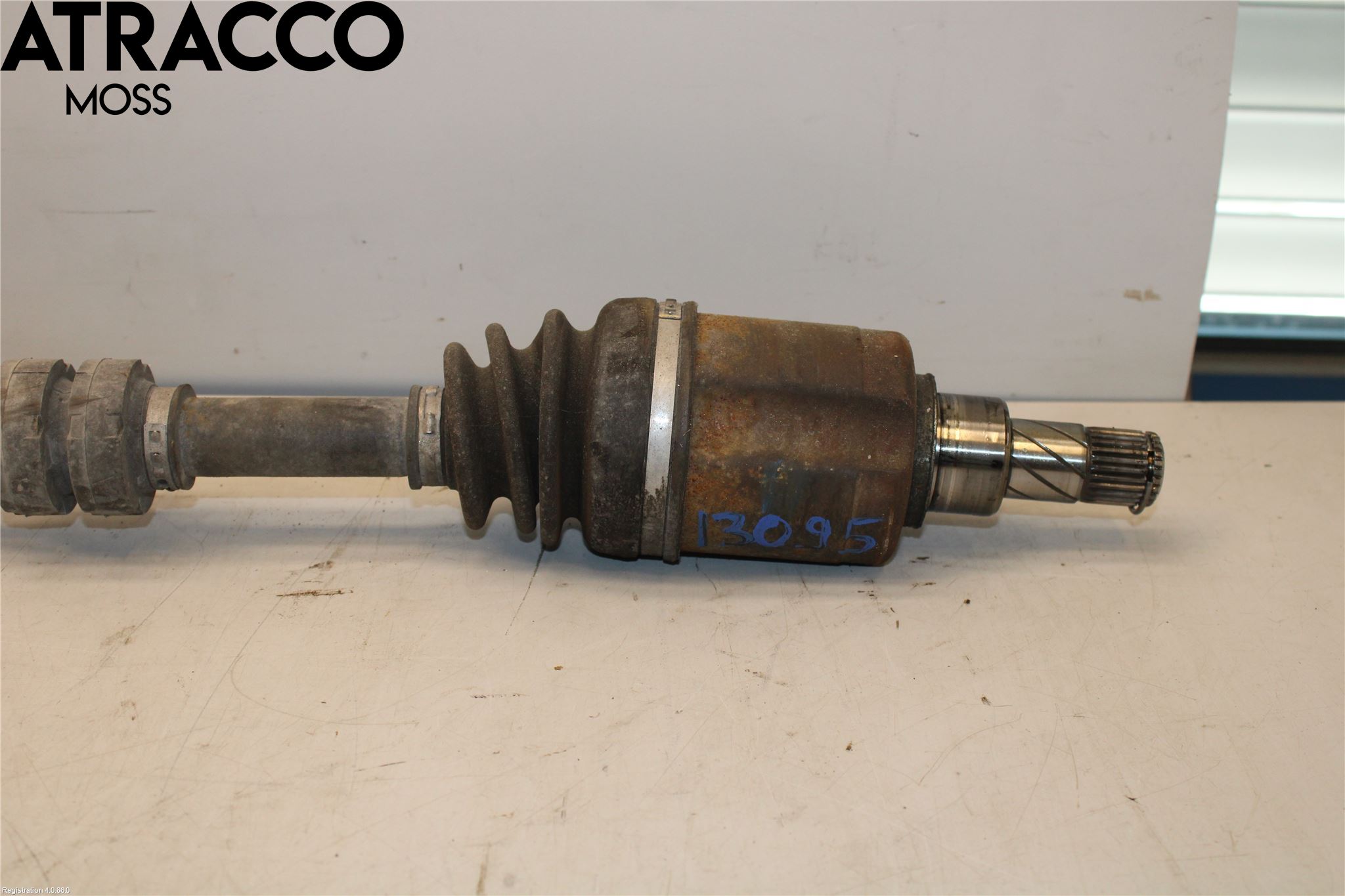 Nissan QASHQAI 10-14 Drivaksel Foran Kompl Høyre