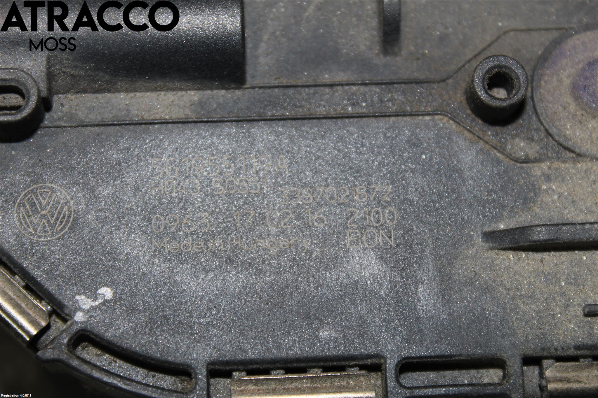 Volkswagen VW GOLF / E-GOLF VII 13-20 Viskermotor Frontrute