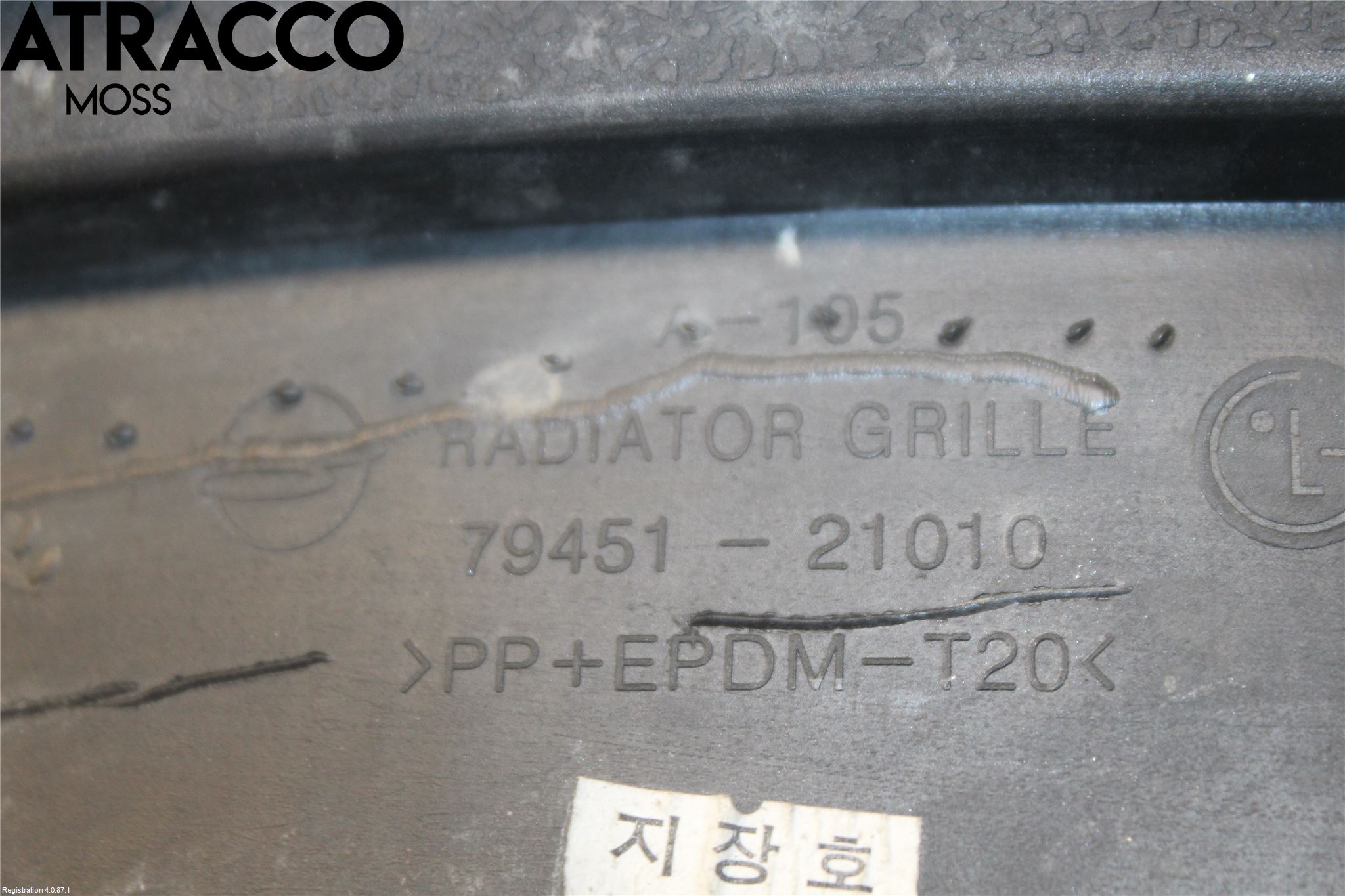 SsangYong SSANG YONG RODIUS Grill Komplett