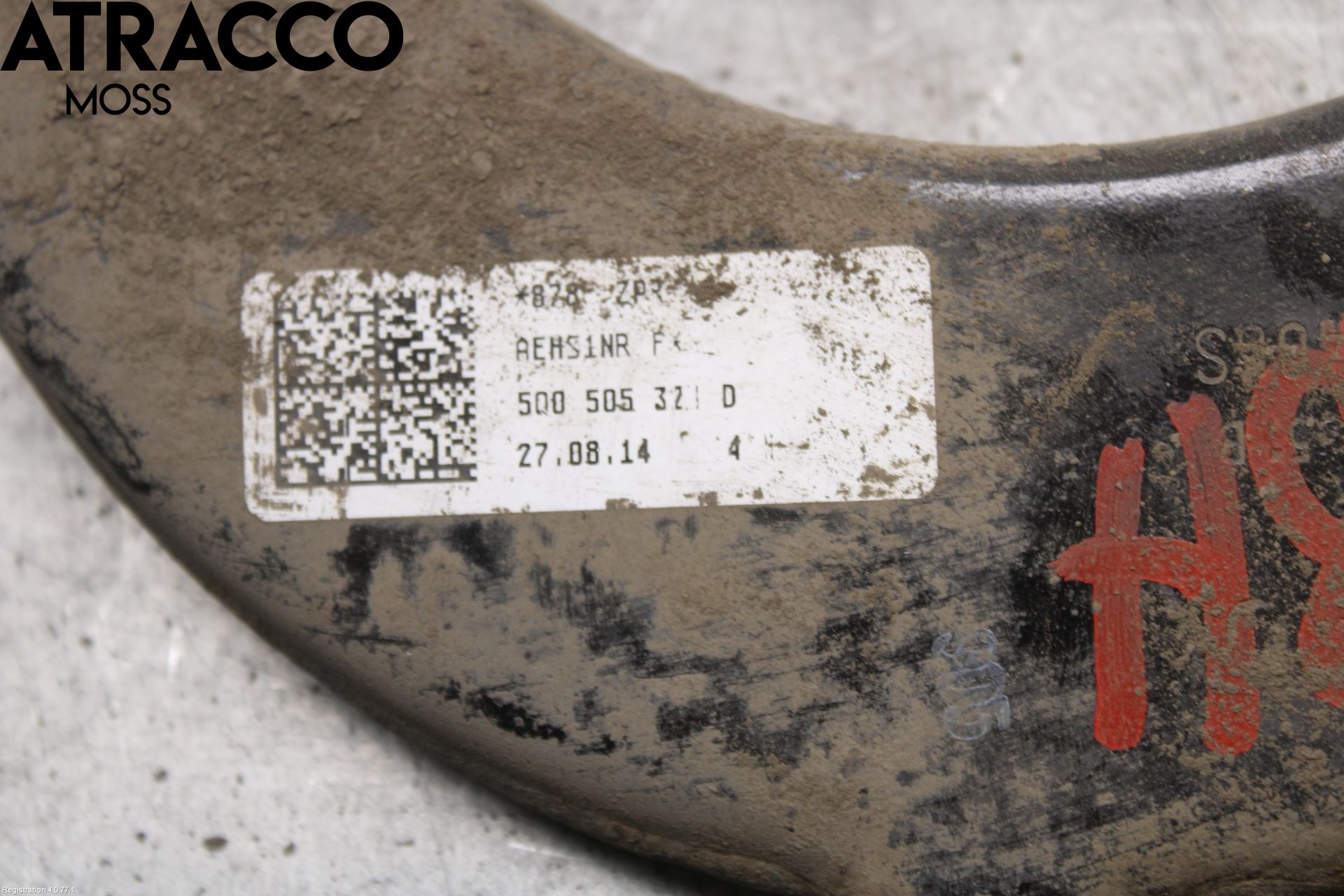 Volkswagen VW GOLF / E-GOLF VII 13-20 Bærearm Bak Høyre