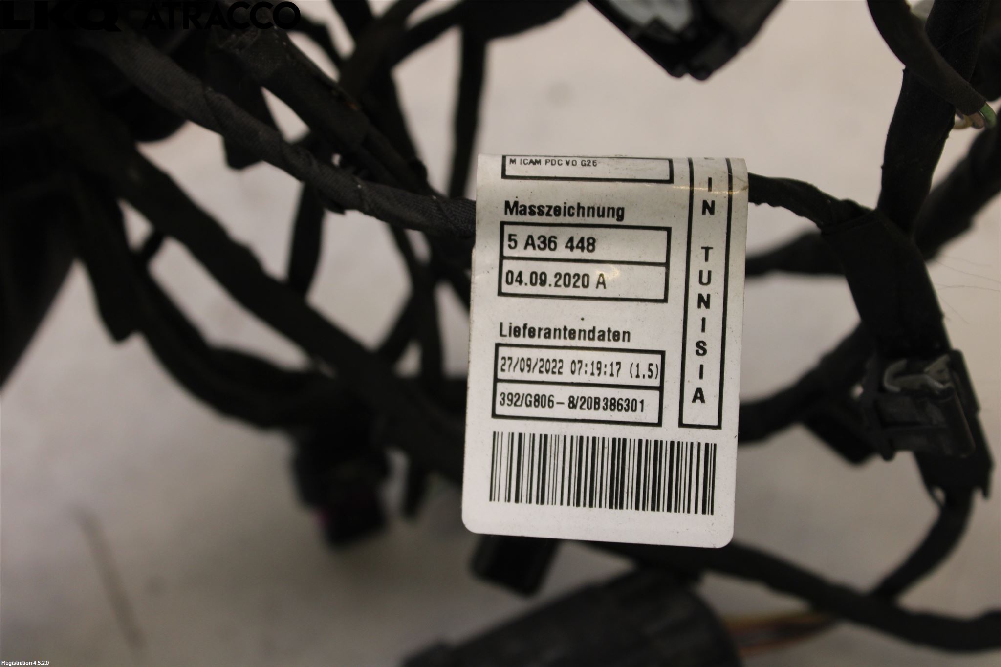 BMW 4/i4 G26 GRAN COUPÉ 21- Kabelhärva Högspänning