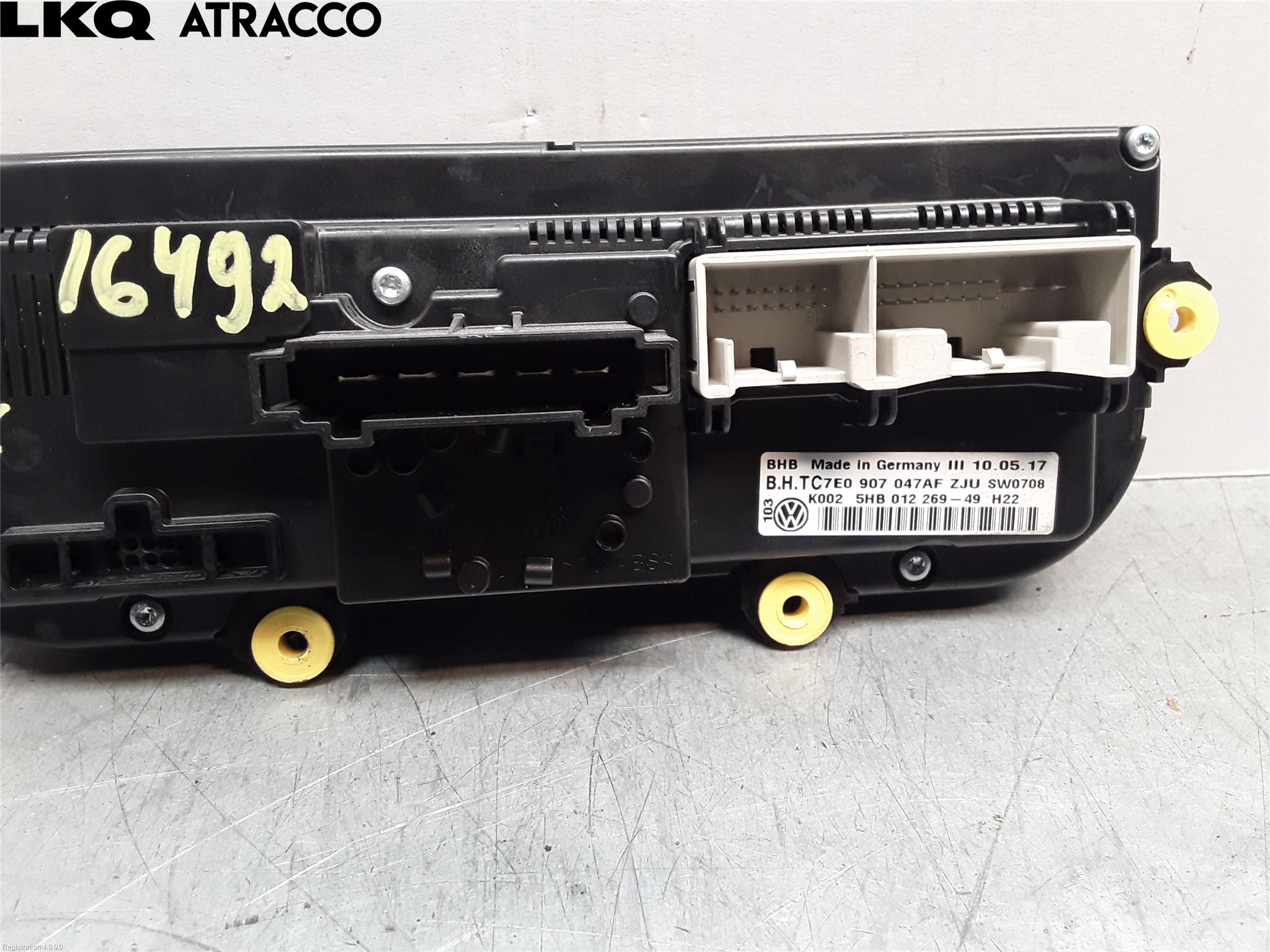 Volkswagen VW TRANSP/CARAVELLE (T6) 16-22 Varme Ac Betjening-Display