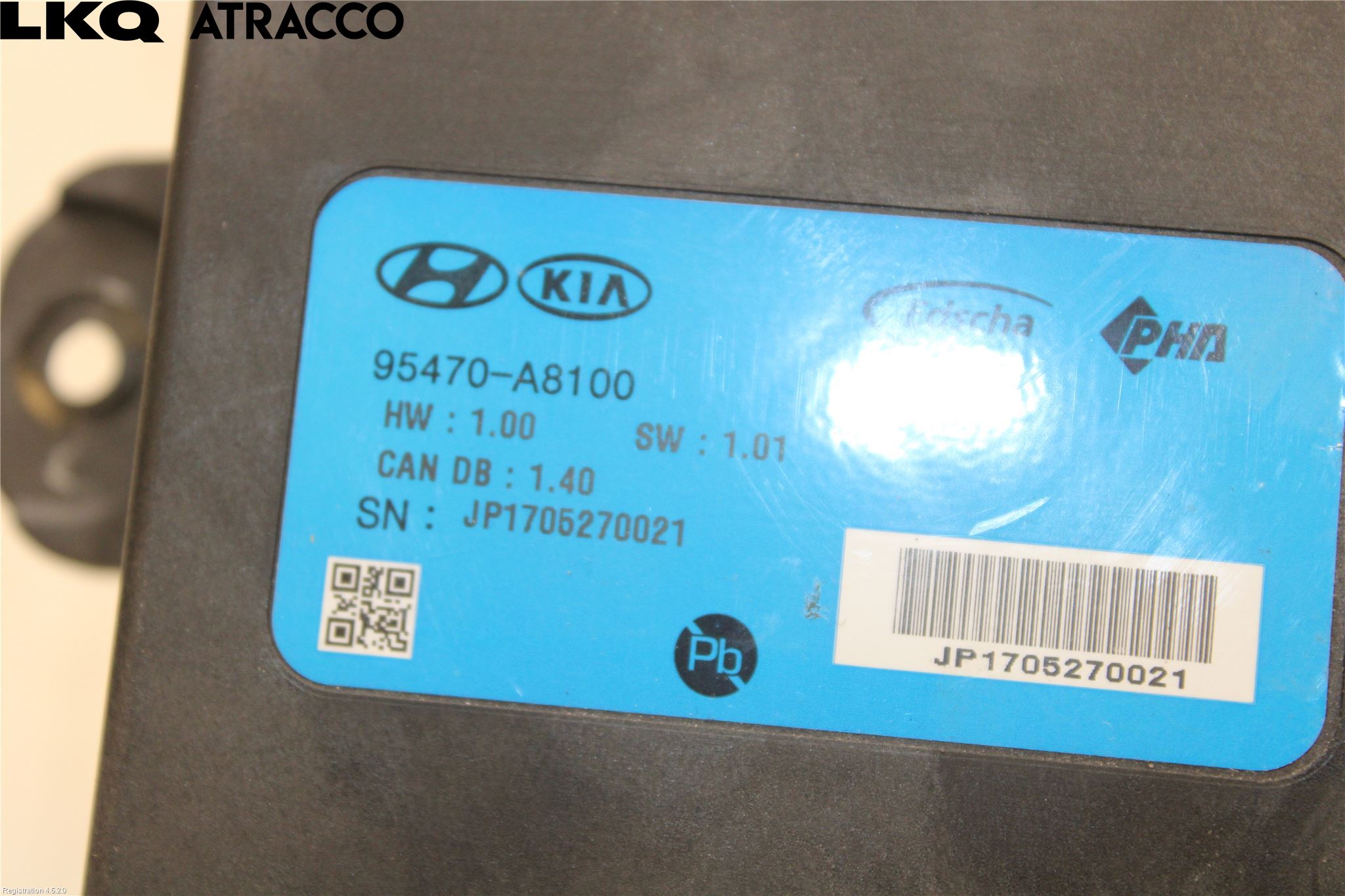 Kia OPTIMA 16-20 Styreenhet Bakluke