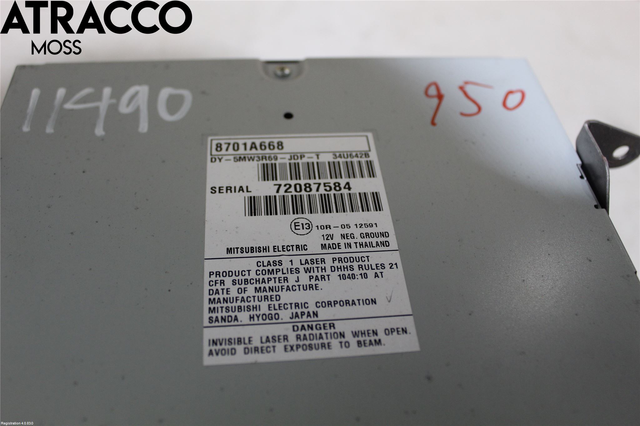 Mitsubishi ASX 10-22 Stereo Radio