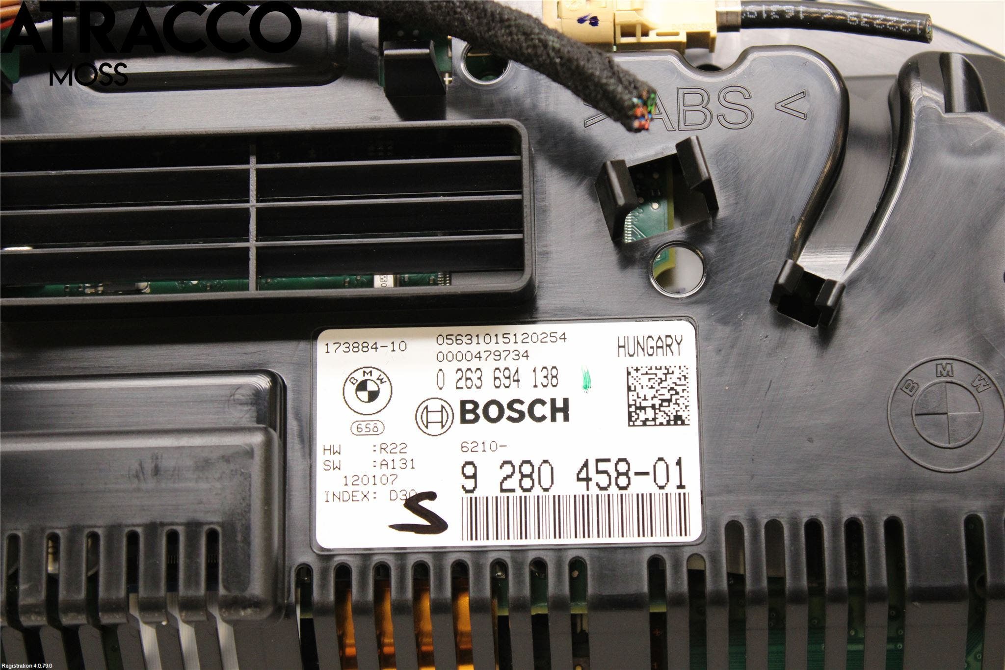 BMW 5 F10/F11/F18 09-17 Instr Kombinert