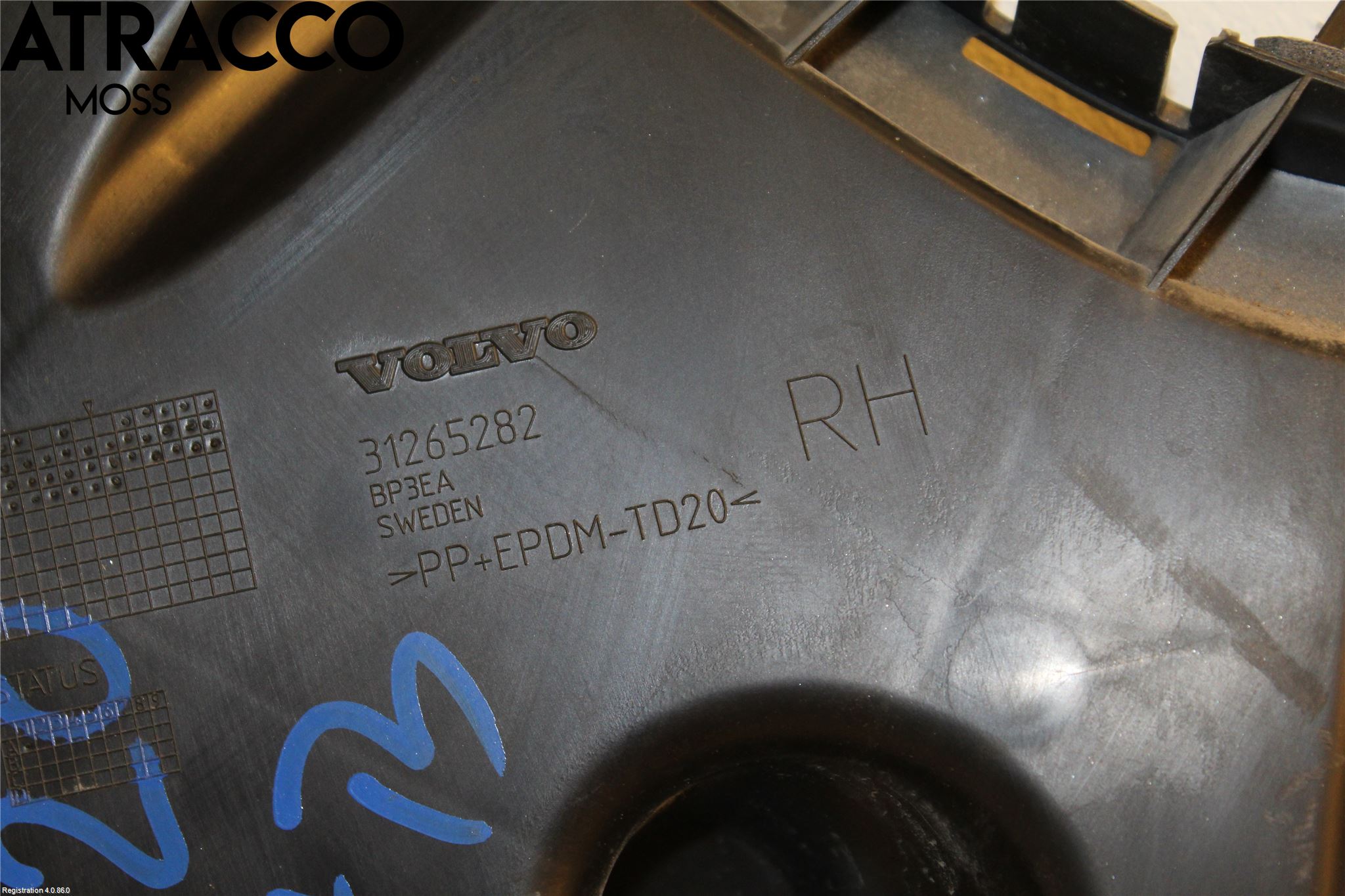 Volvo V60 11-13 Støtfanger Bak Feste