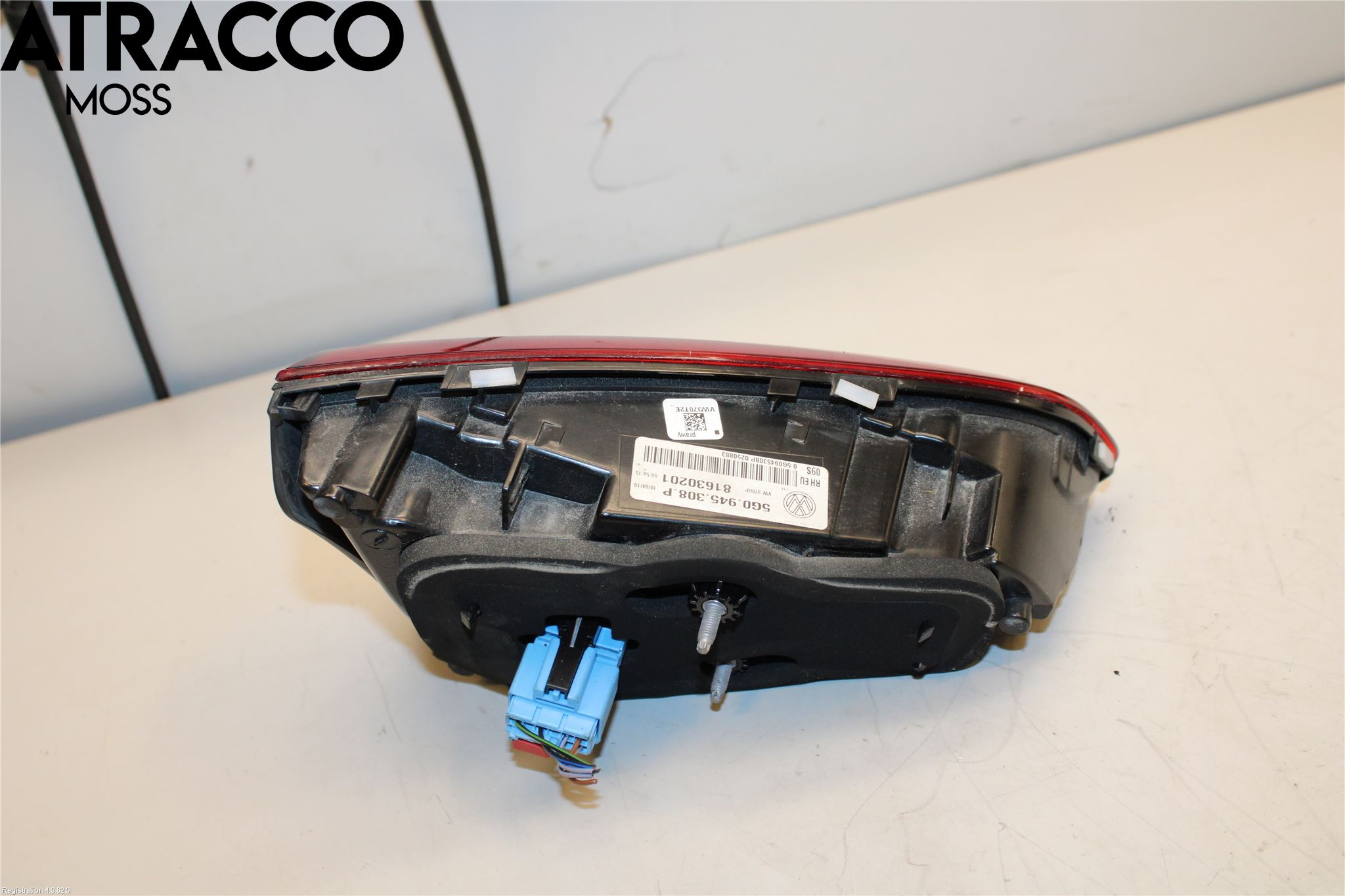 Volkswagen VW GOLF / E-GOLF VII 13-20 Baklykt Høyre  På Luke(Indre)