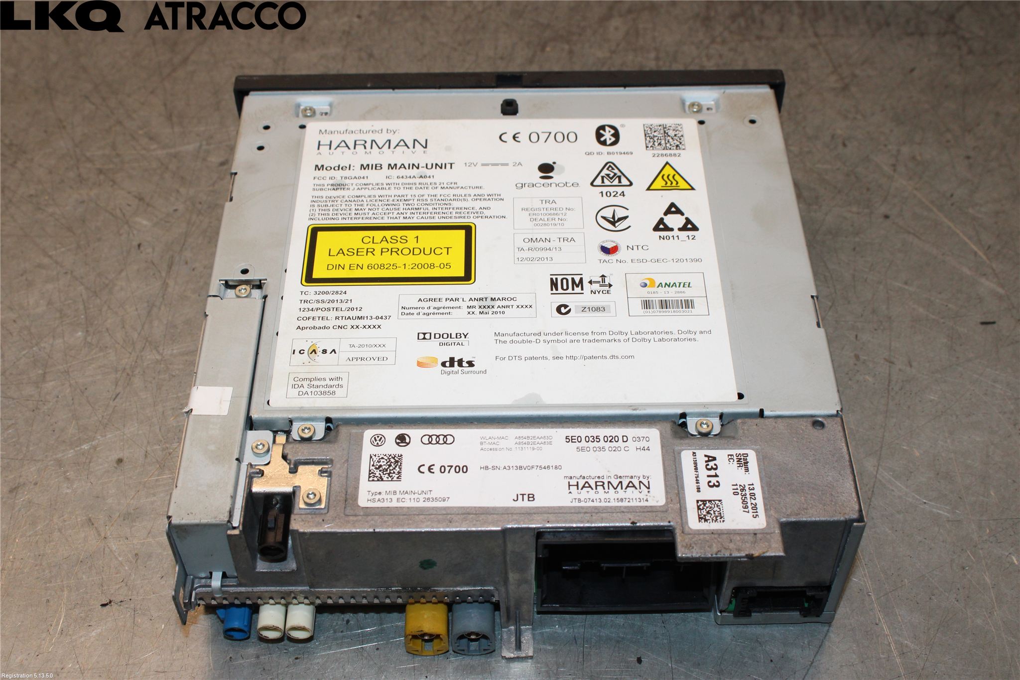 Skoda OCTAVIA (5E) 13-20 Stereo Radio