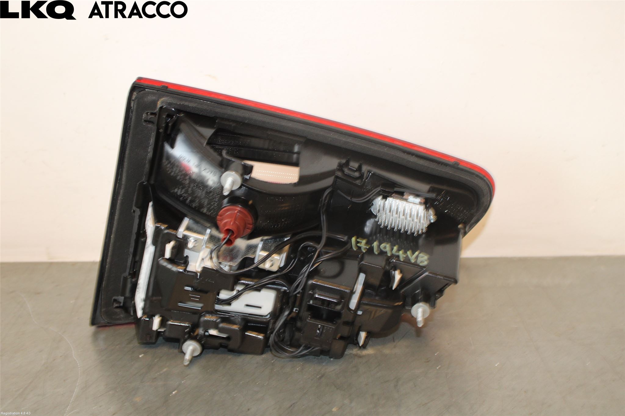 Audi A1/S1 11-18 Baklykt Venstre  På Luke(Indre