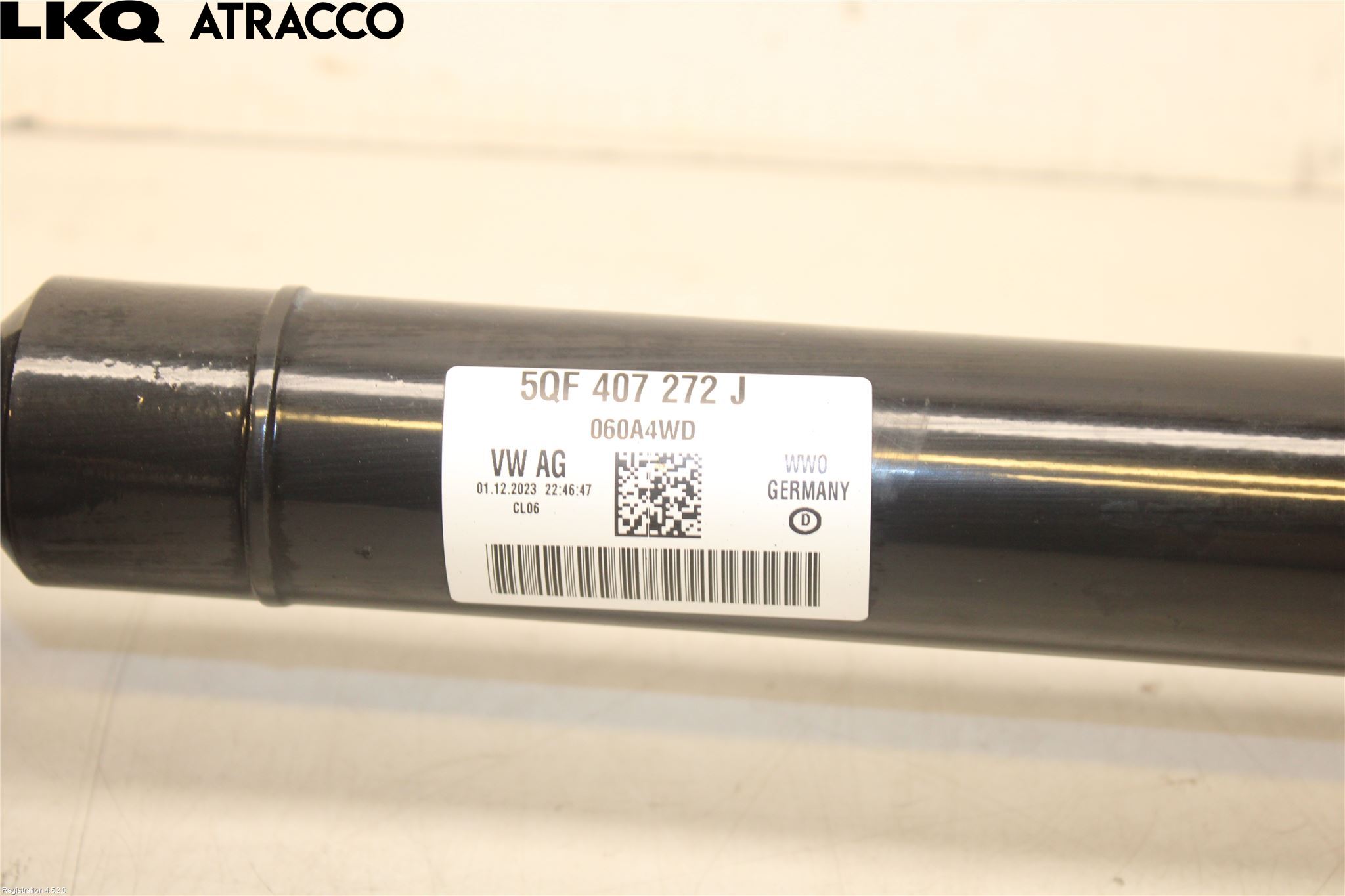 Volkswagen VW CADDY 21- Drivaksel Foran Kompl Høyre