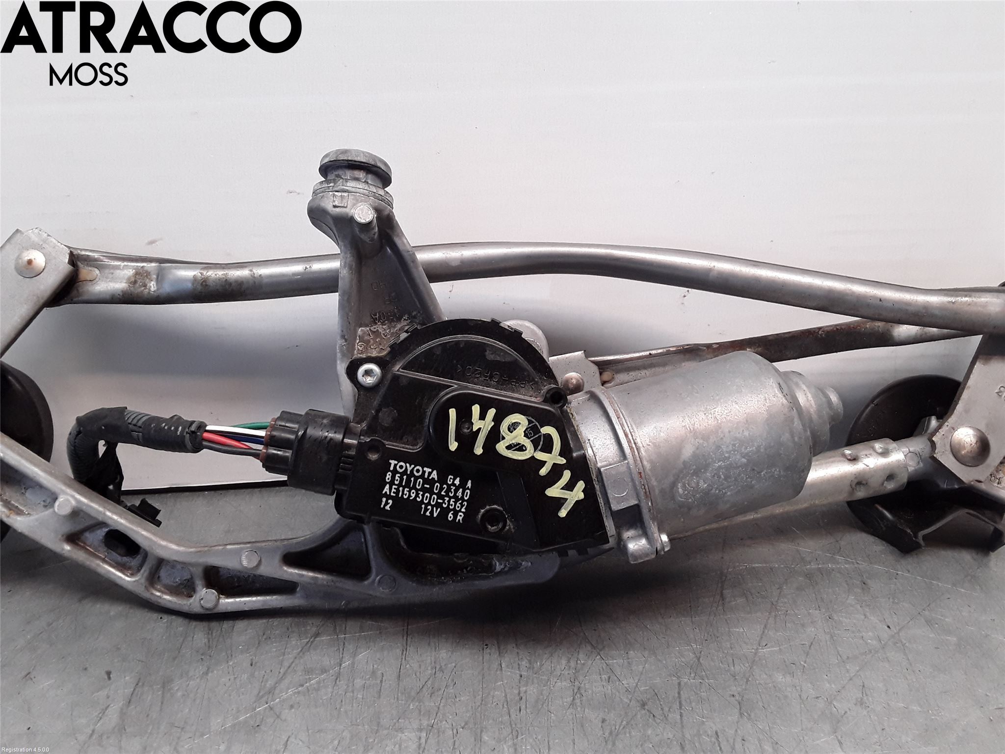 Toyota AURIS 13-19 Viskermotor Frontrute