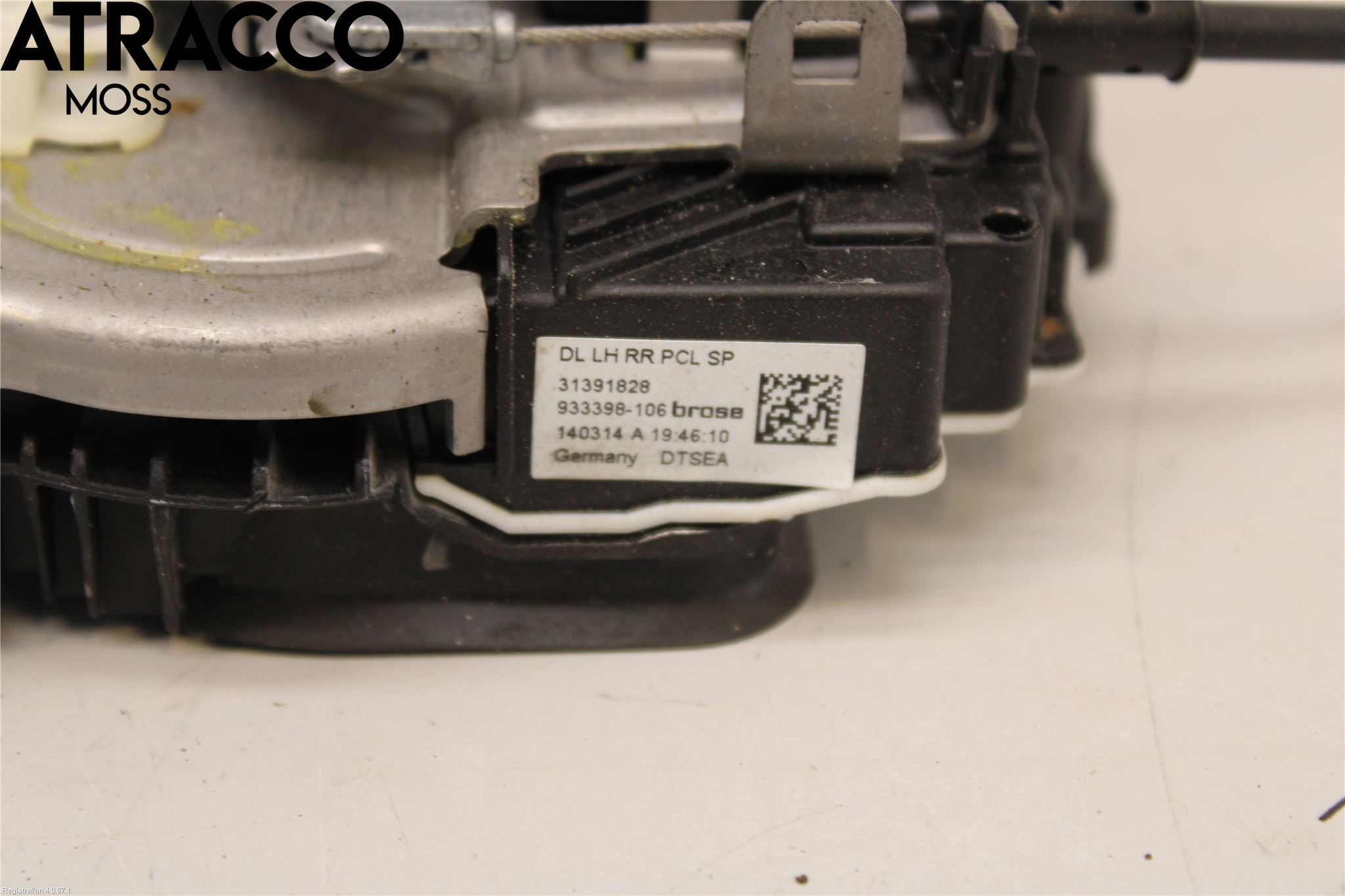 Volvo V40 12-19 Dørlås - Låsekasse