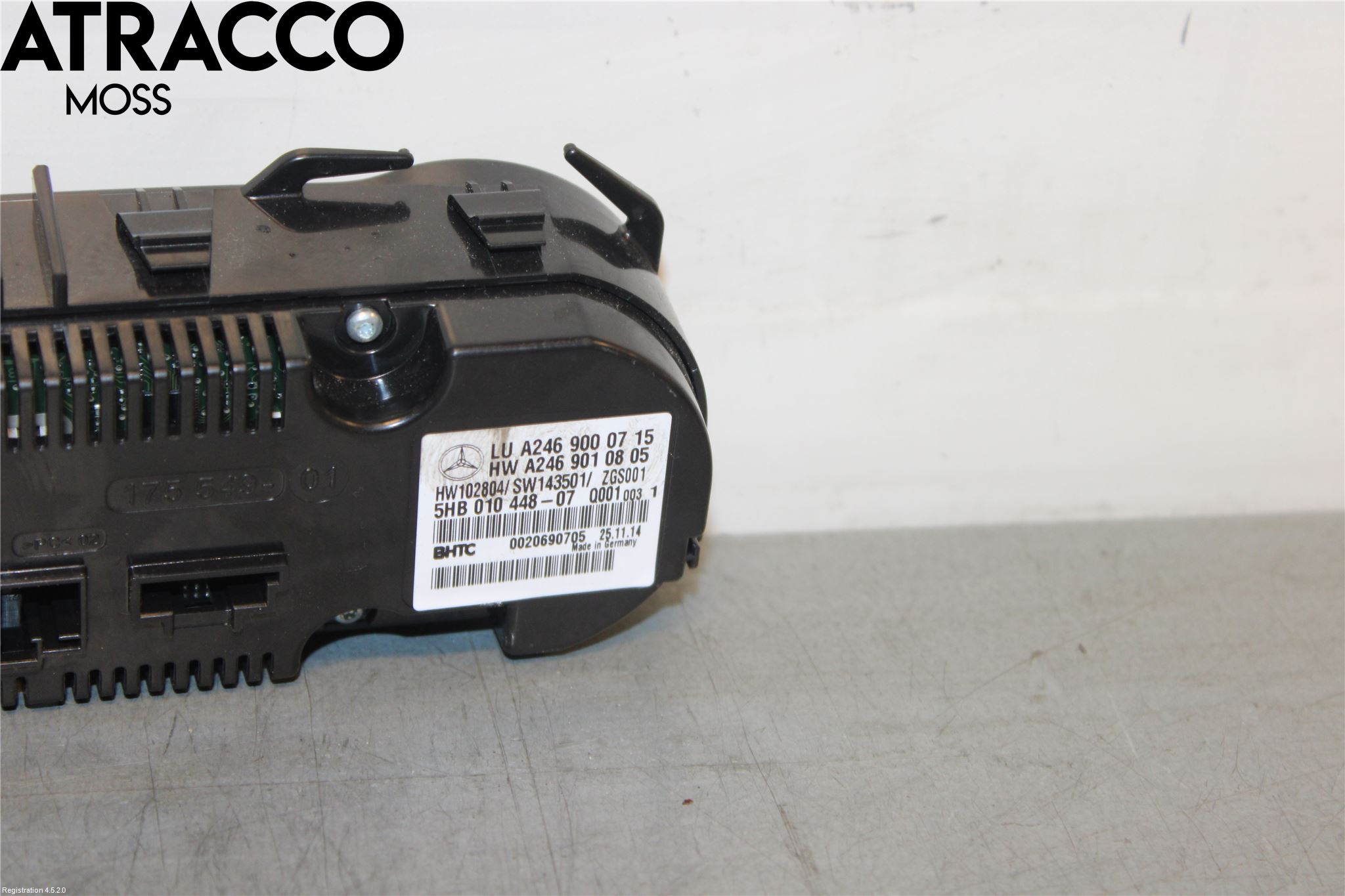 Mercedes-Benz MB A-KLASS (W176) 13-18 Varme Ac Betjening-Display