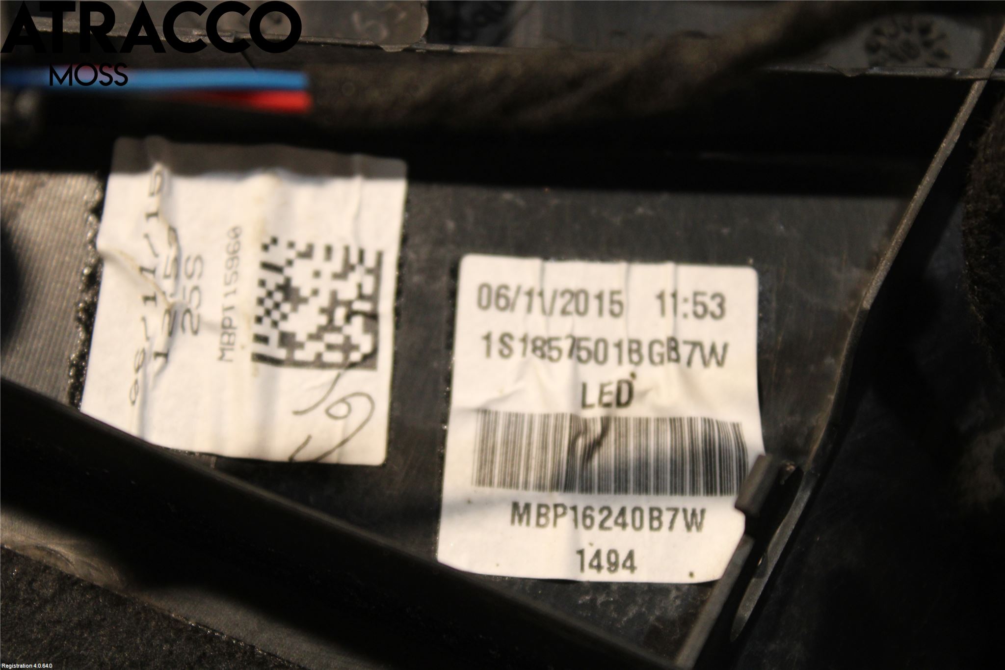 Volkswagen VW UP! / E-UP! Speil V M-El Justering