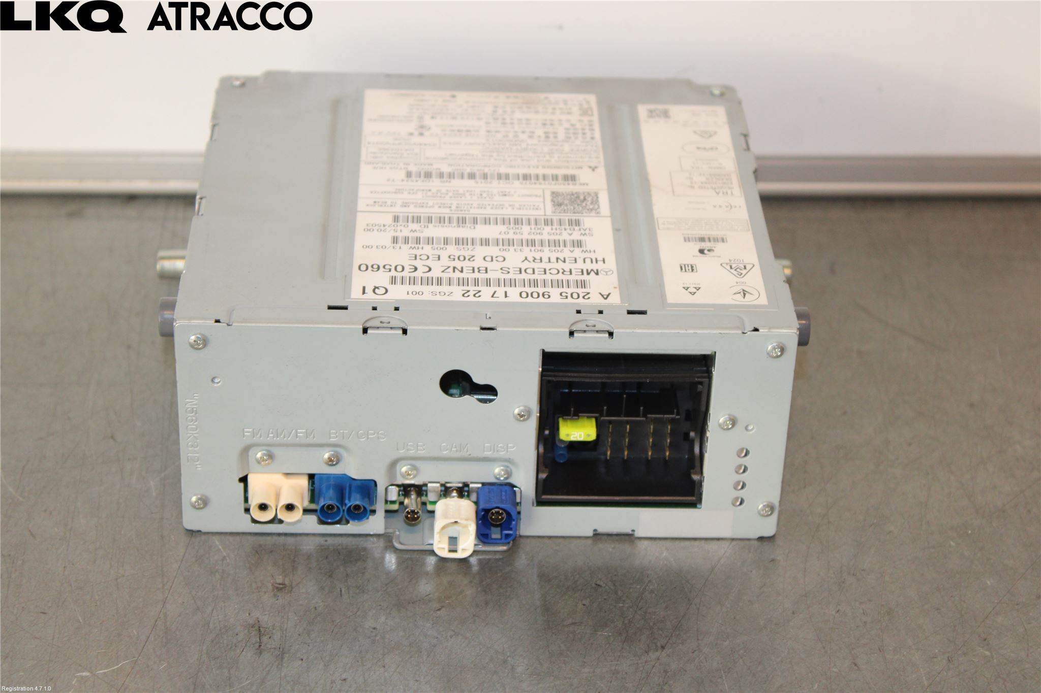 Mercedes-Benz MB C-KLASS (W205) 14-21 Stereo Radio Med Cd