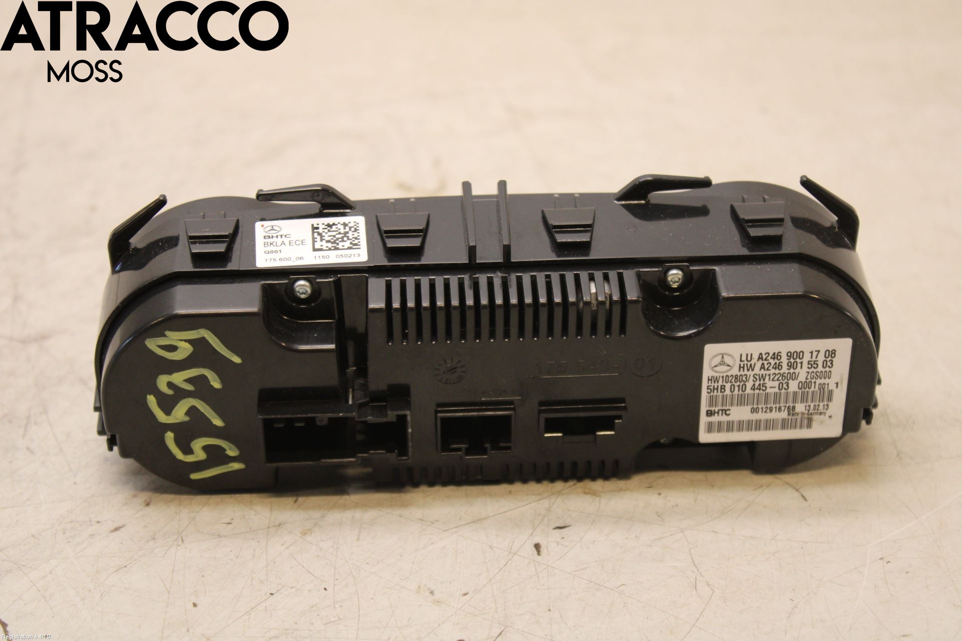 Mercedes-Benz MB A-KLASS (W176) 13-18 Varme Ac Betjening-Display