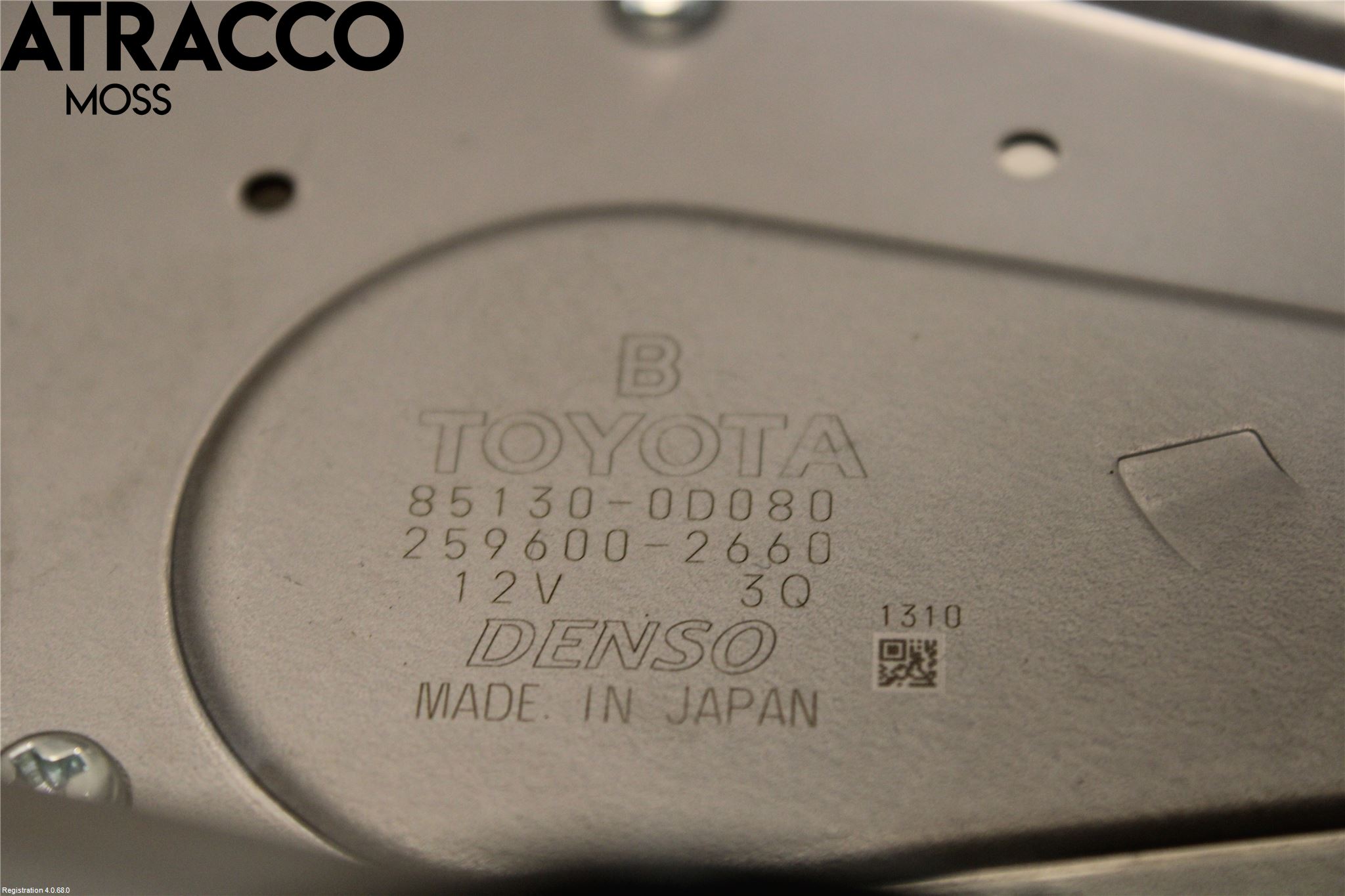 Toyota YARIS XP130 12-14 Viskermotor Bakluke