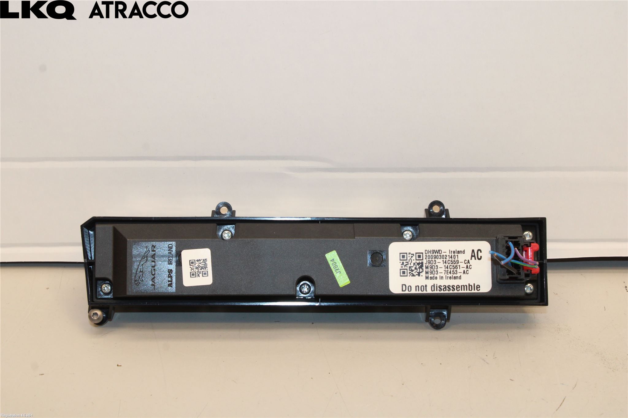 Jaguar I-PACE 18- Bryter Gearkasse