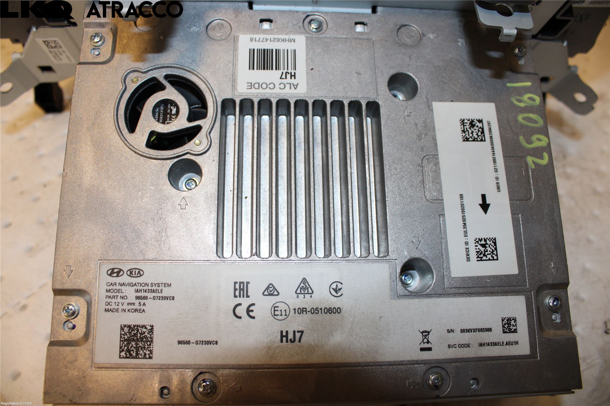 Hyundai IONIQ AE 17-22 Stereo Radio