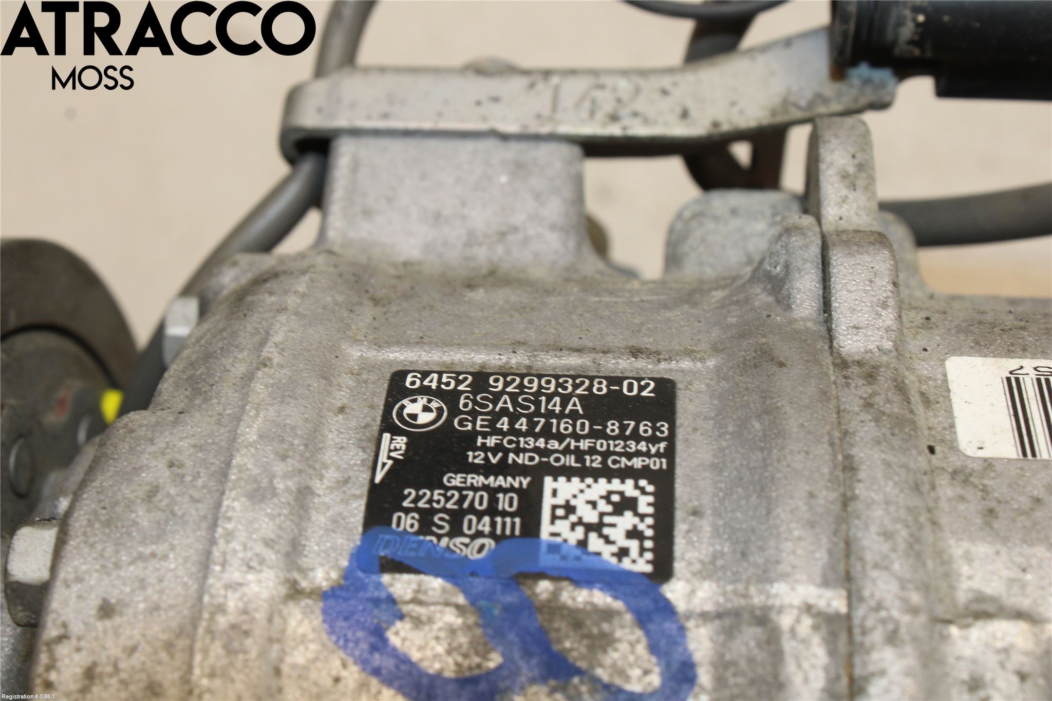 BMW 1 F20/F21 11-19 Varme Ac Kompressor