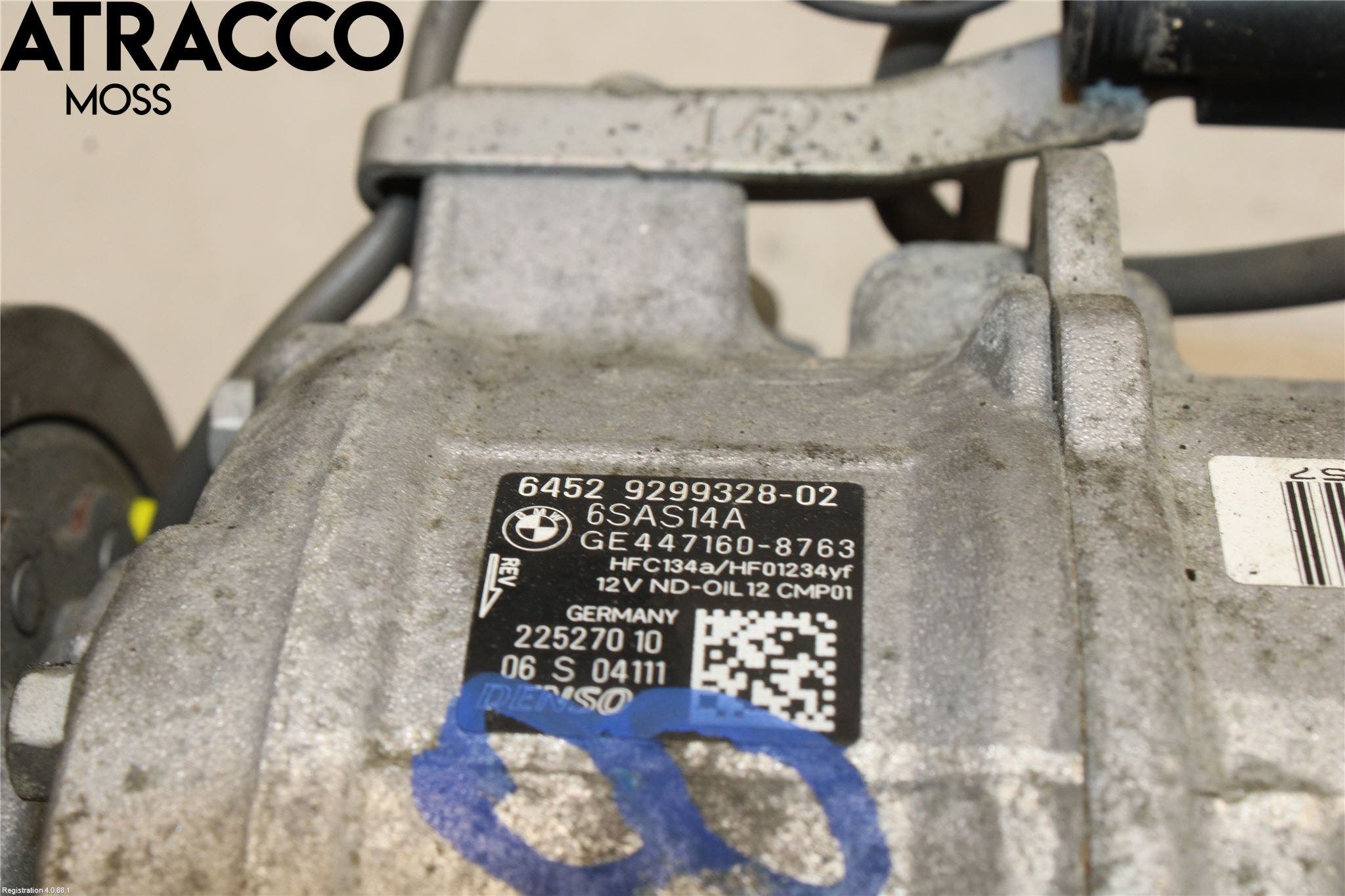 BMW 1 F20/F21 11-19 Varme Ac Kompressor