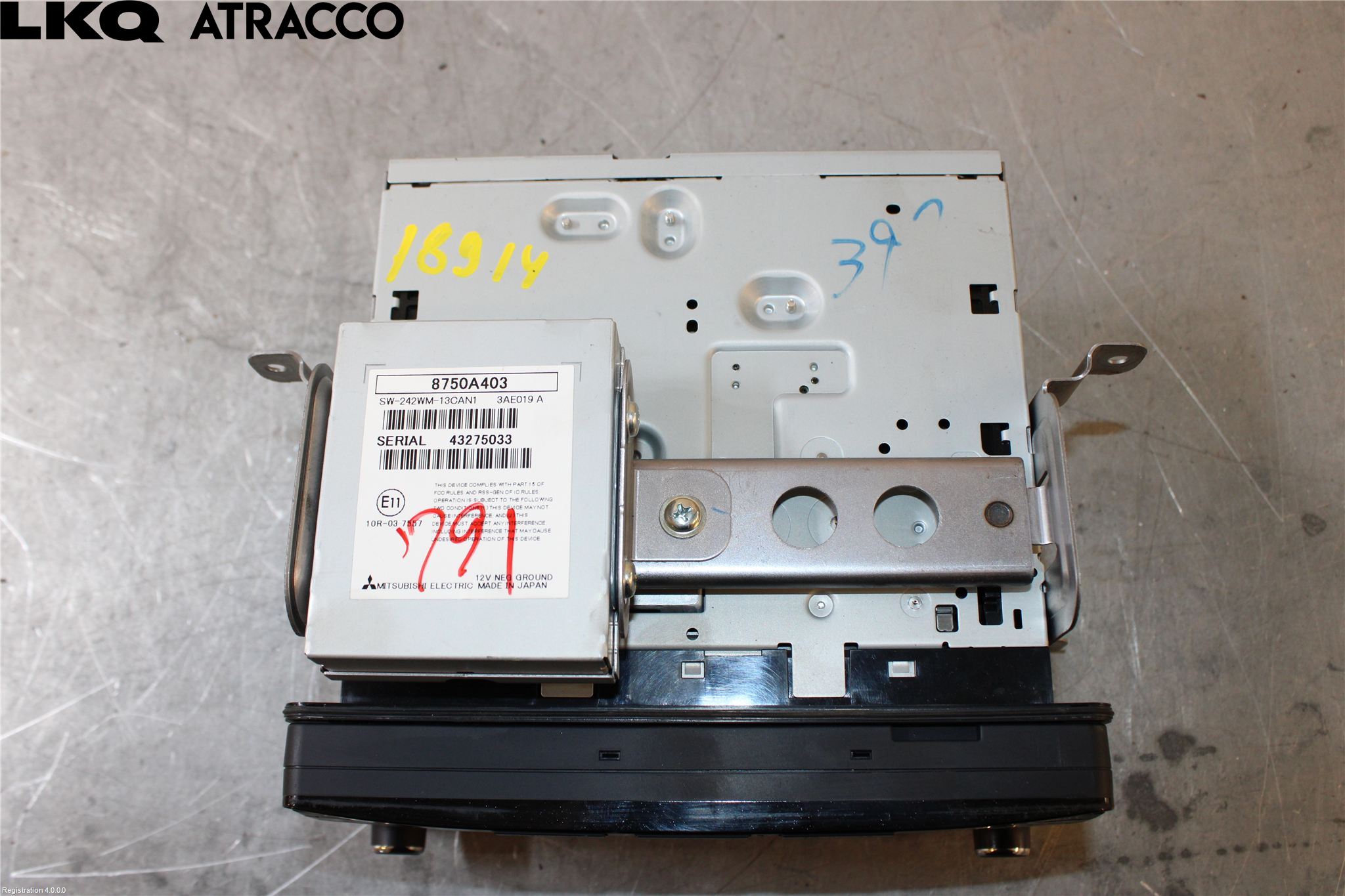 Mitsubishi OUTLANDER 13-21 Stereo Radio